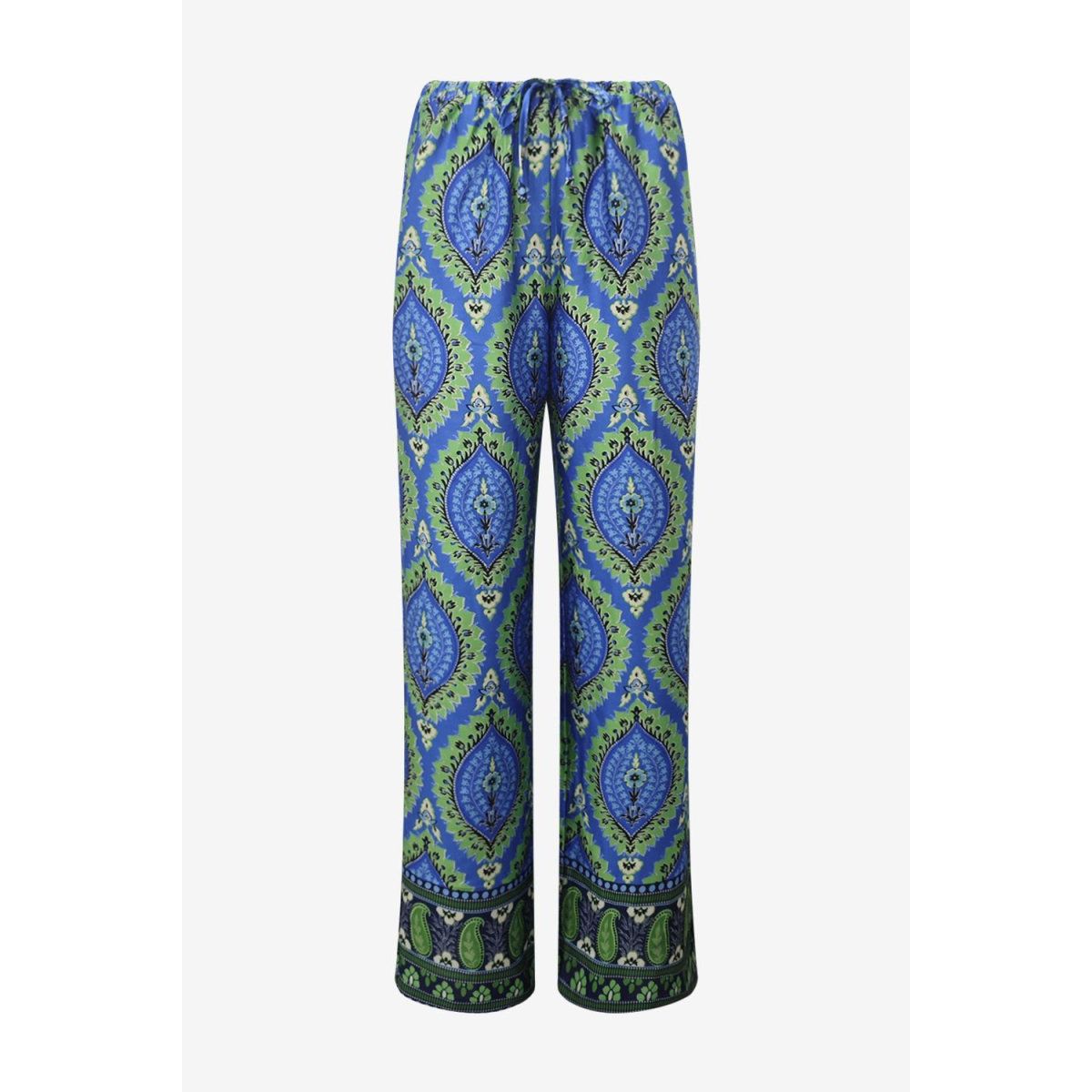 Sally Pants Trisha Blue Print XS