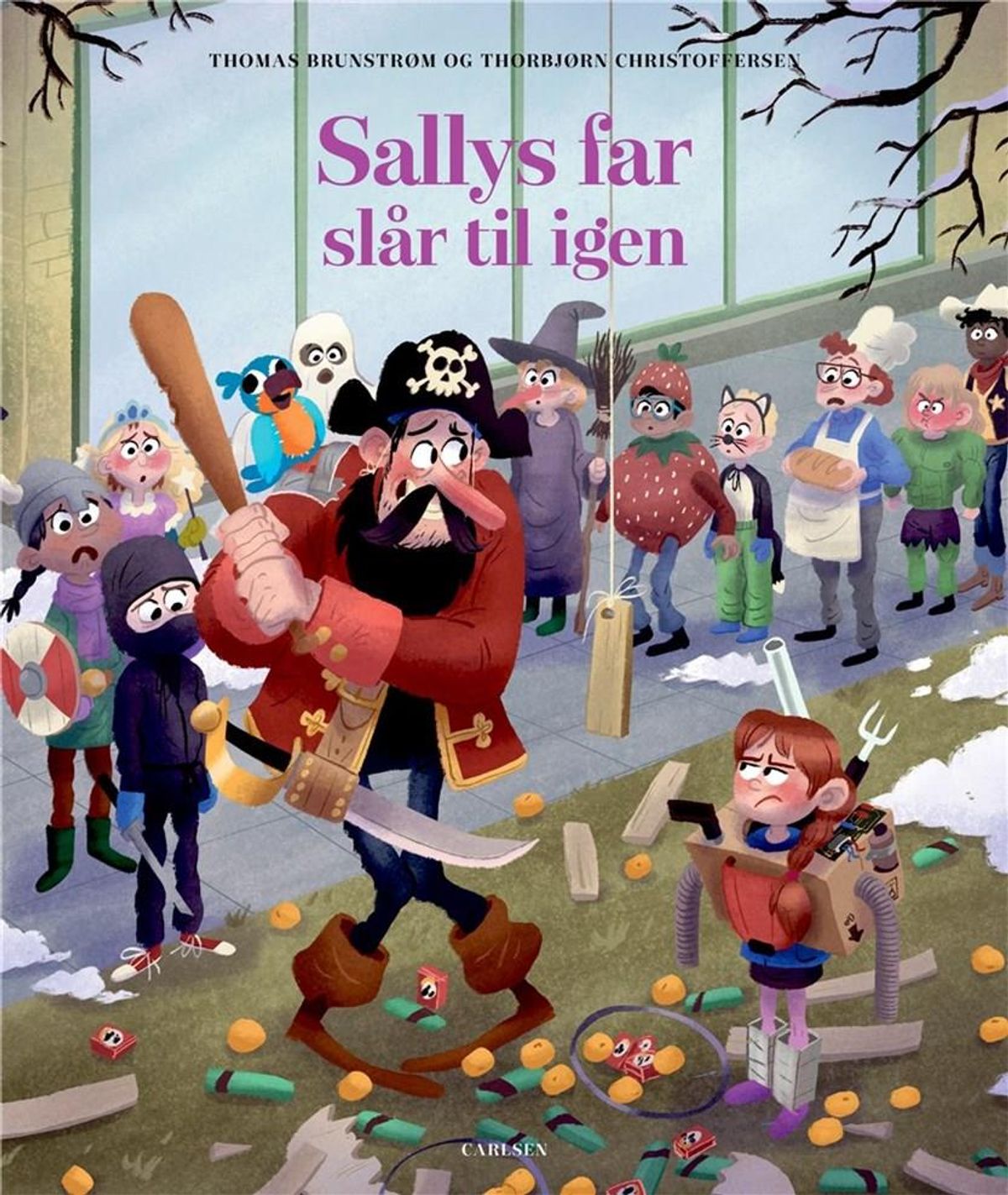 Sallys far slår til igen