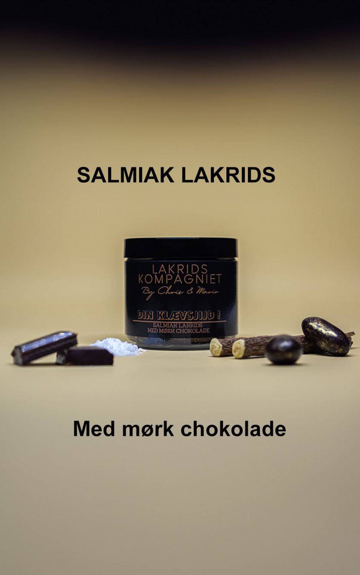 Salmiak lakrids med mørk chokolade fra DH Wines