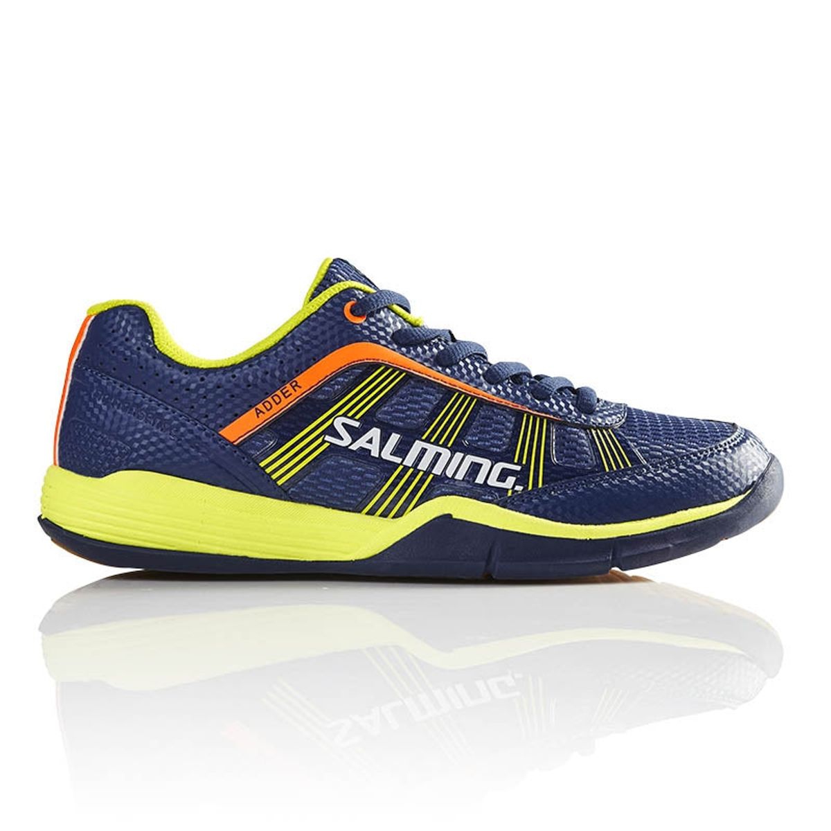 Salming Adder Junior Squashsko (Blue-Yellow) - 37 1/3