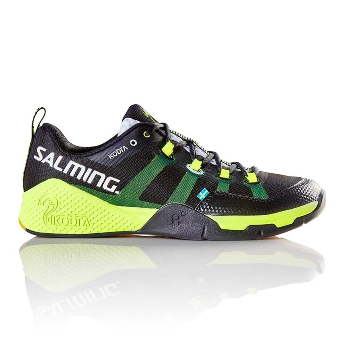 Salming Kobra (Black-Yellow) Squashsko - 42 2/3