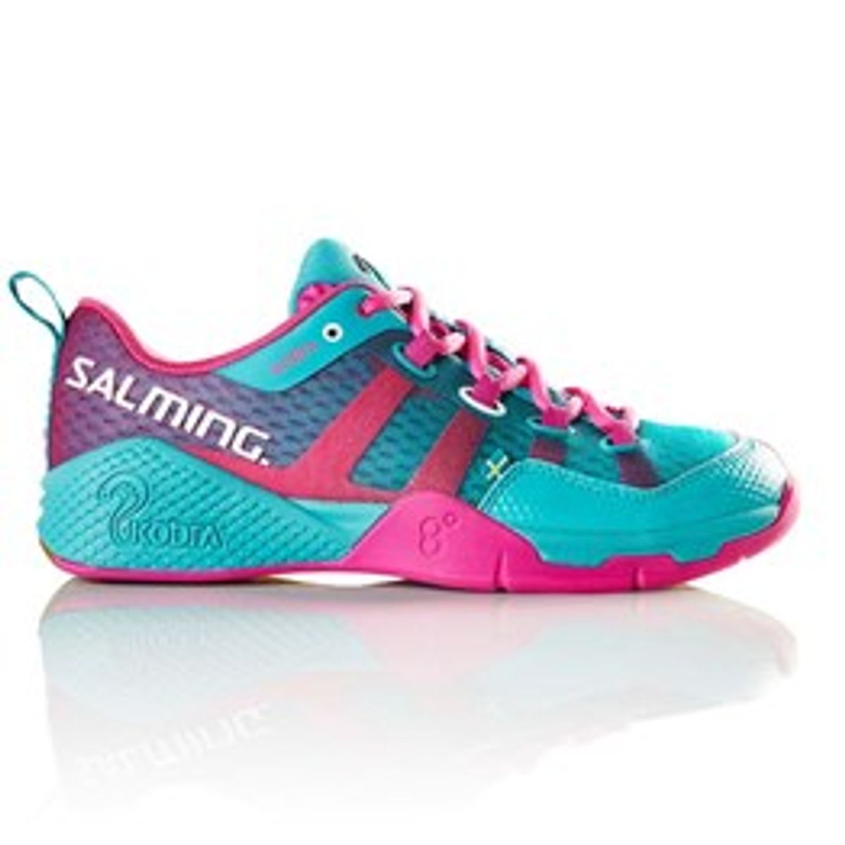 Salming Kobra Squashsko (Turquoise-Pink) - 40 2/3