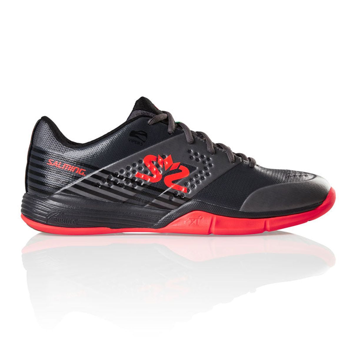 Salming Viper 5 (GunMetal-New Flame Red) Squashsko - 42 2/3