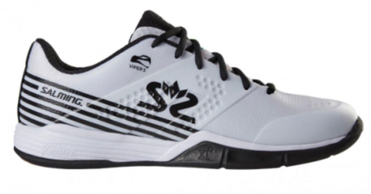 Salming Viper 5 (White-Black) Squashsko - 40 2/3