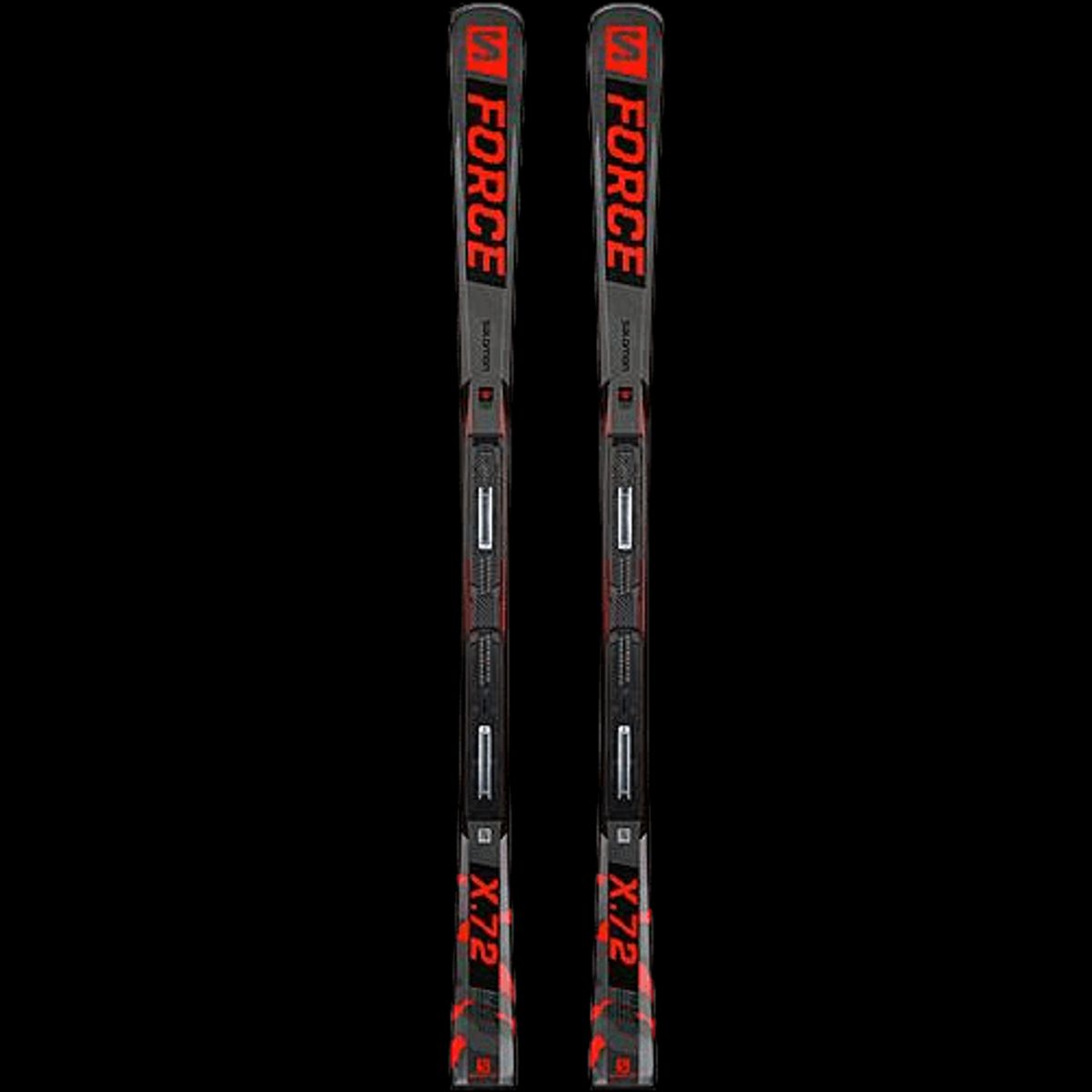 Salomon E S/force X72 Ski - Incl. Gw Binding (Farve: Grå, Størrelse: 155)