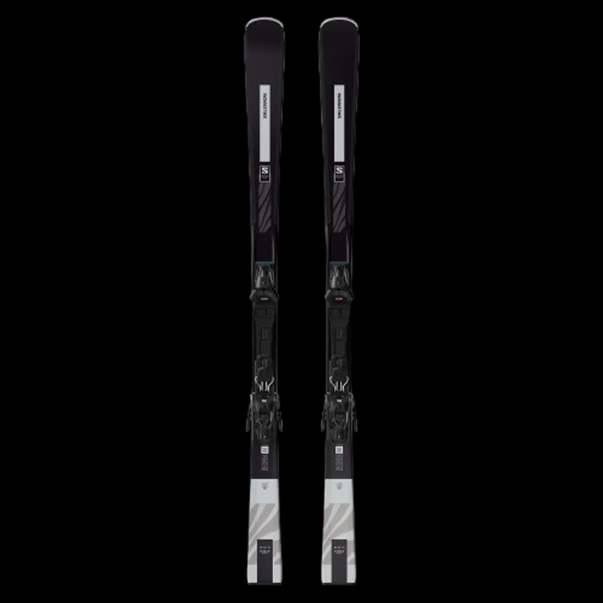 Salomon E S/max X7 Ti Dame Ski Incl. M10 Gw Binding (Farve: Sort, Størrelse: 150)