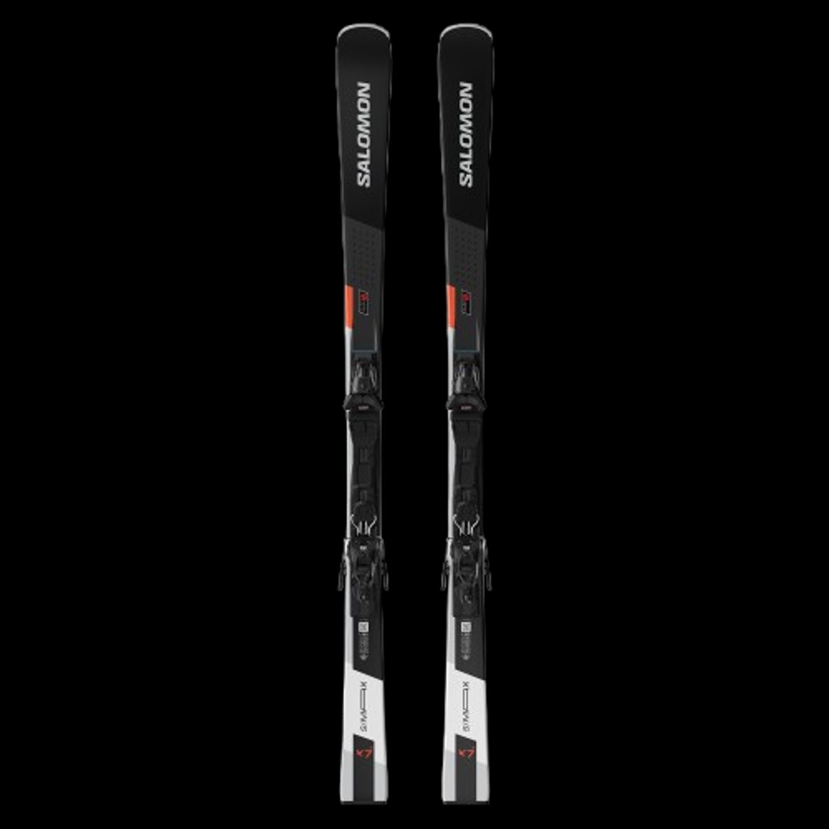 Salomon E S/max X7 Ti Ski Invl. M10 Gw Binding (Farve: Sort, Størrelse: 160)