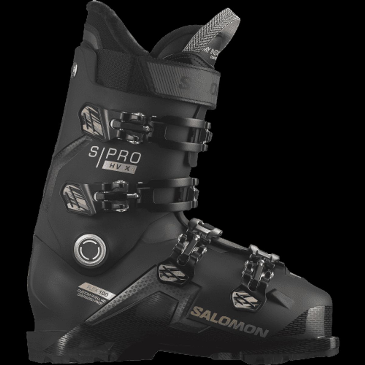 Salomon S/pro Hv X100 Gw Skistøvle Herre (Farve: Black/beluga/titanium 1 Met., Størrelse: 30)