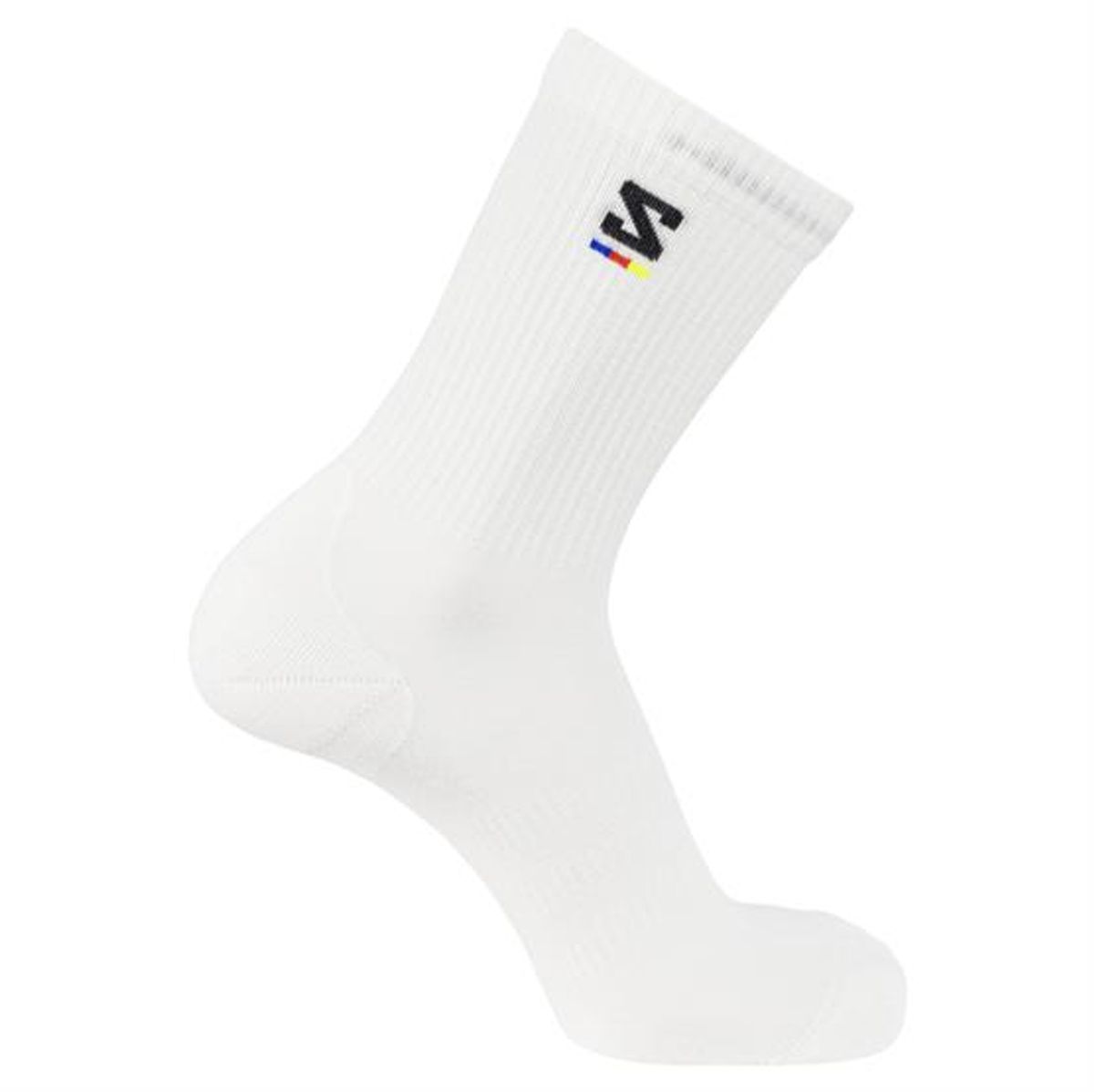 Salomon Sunday Smart Crew Sock, Snow / Black