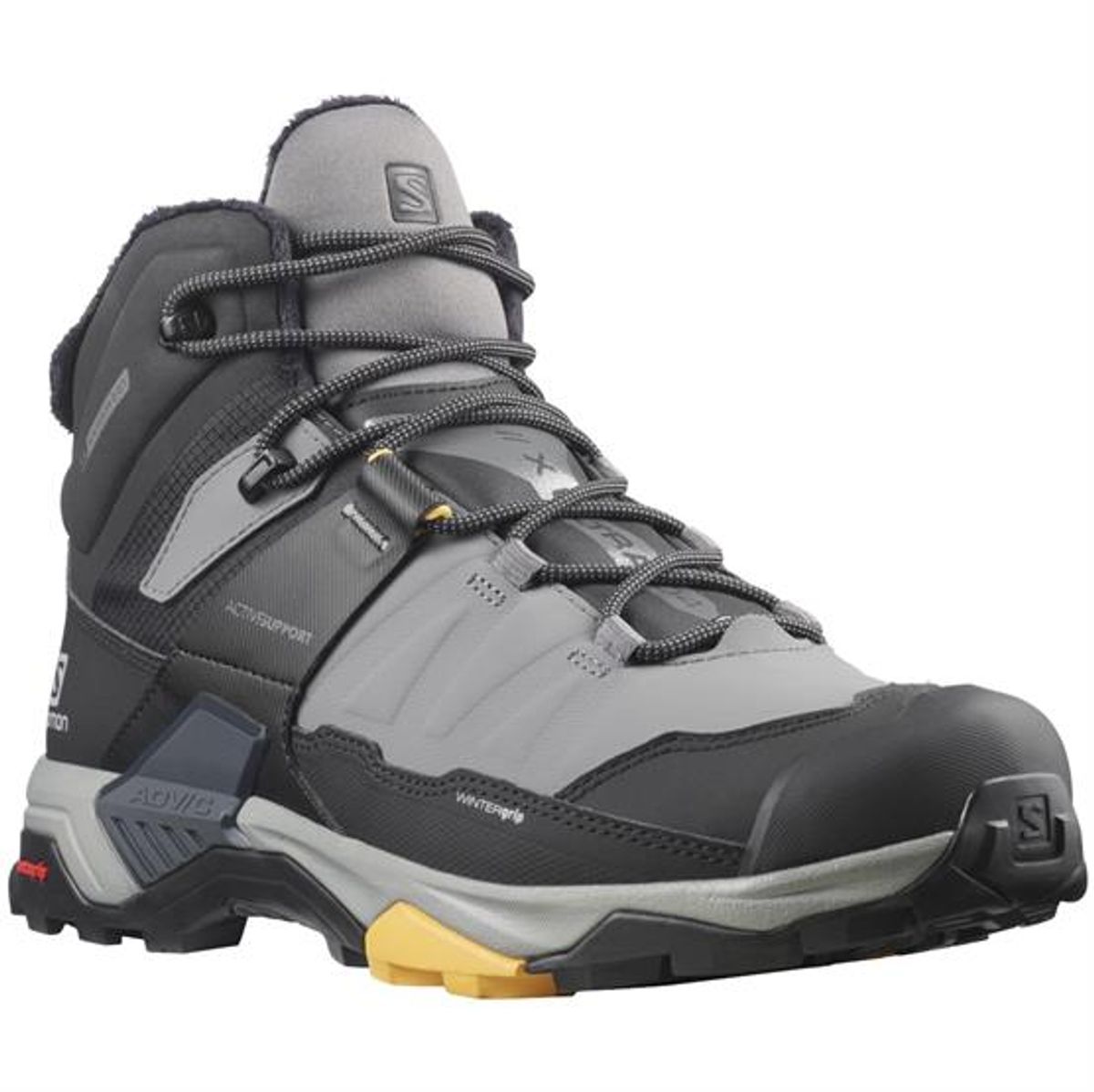 Salomon X Ultra 4 Mid Winter TS CSWP Mens, Quiet Shade / Black