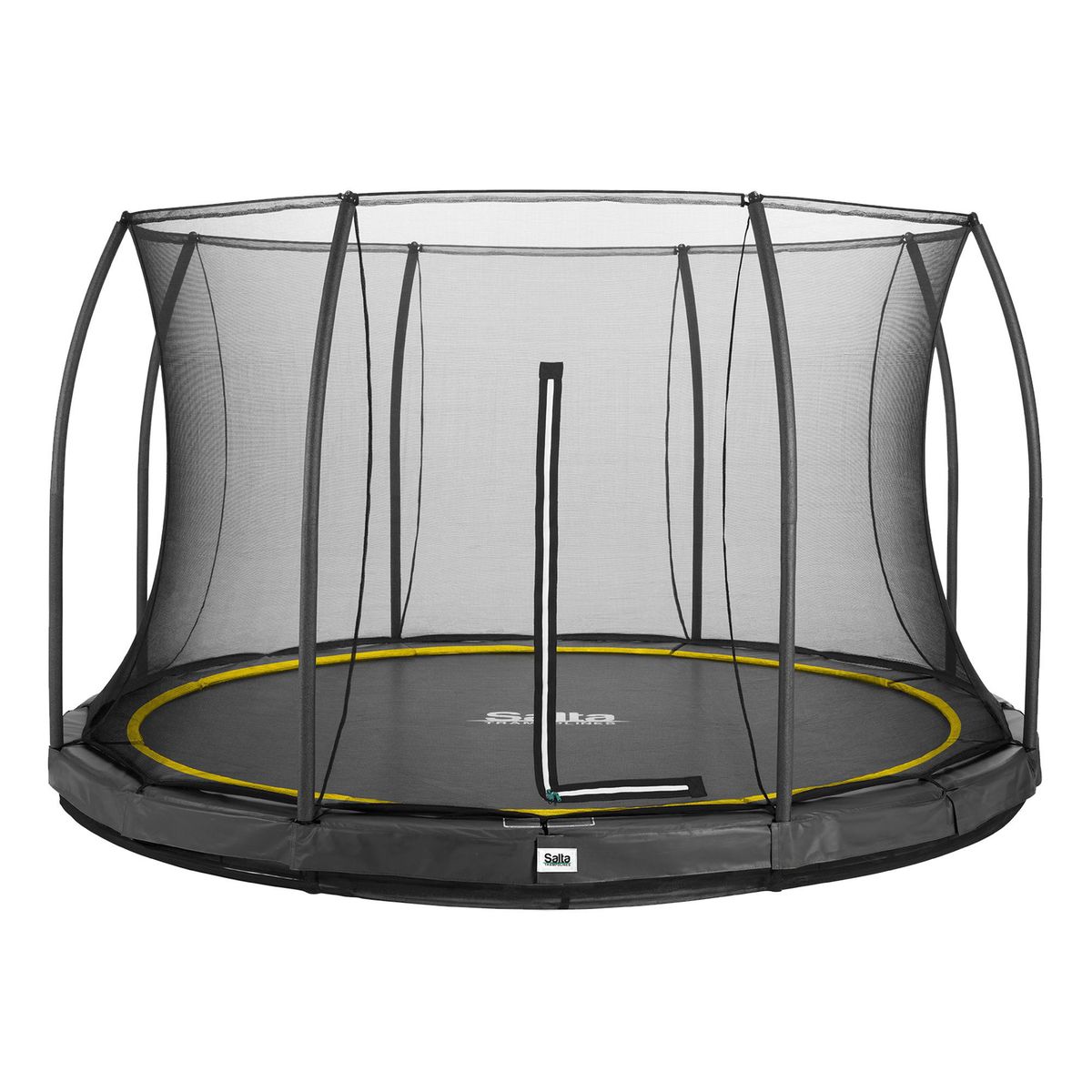 Salta Trampolin Comfort Edition Inground Ø427 cm, sort inkl. sikkerhedsnet