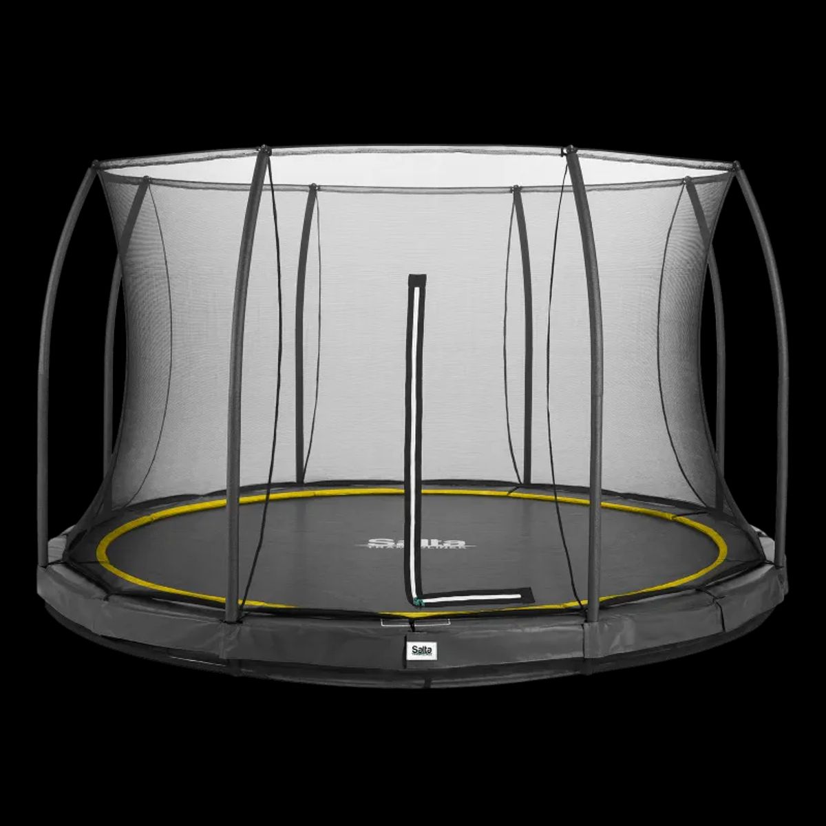 Salta Trampolin Comfort Edition Inground Ø427 cm, sort inkl. sikkerhedsnet - 805-822