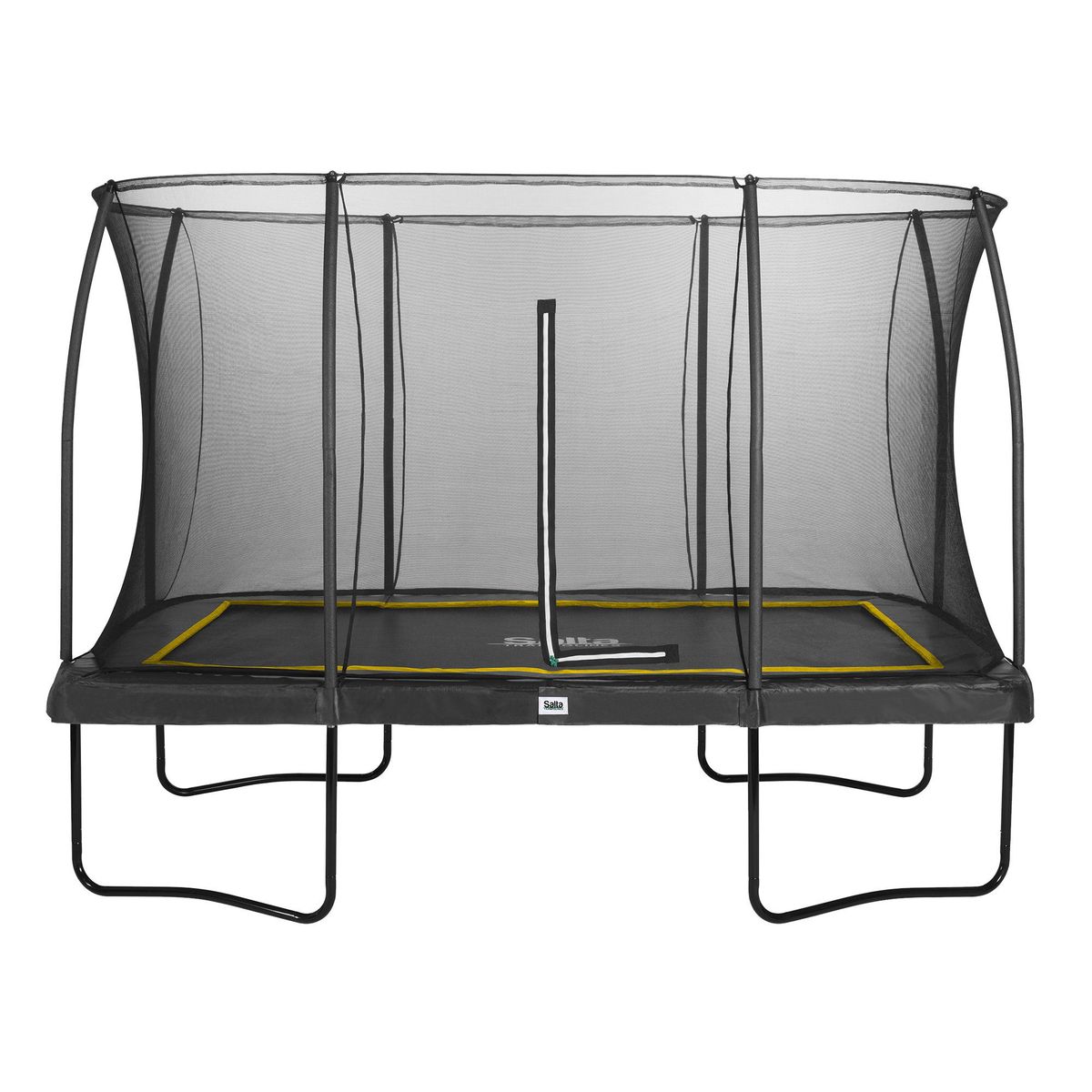 Salta Trampolin Comfort Edition rektangulær 366x244 cm, sort inkl. sikkerhedsnet