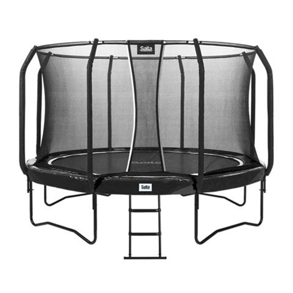 Salta Trampolin First Class Ø427 cm, sort inkl. stige & sikkerhedsnet