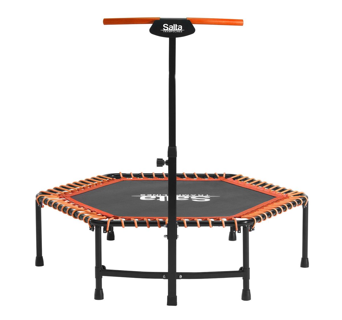 Salta Trampolin Fitness med håndtag, orange