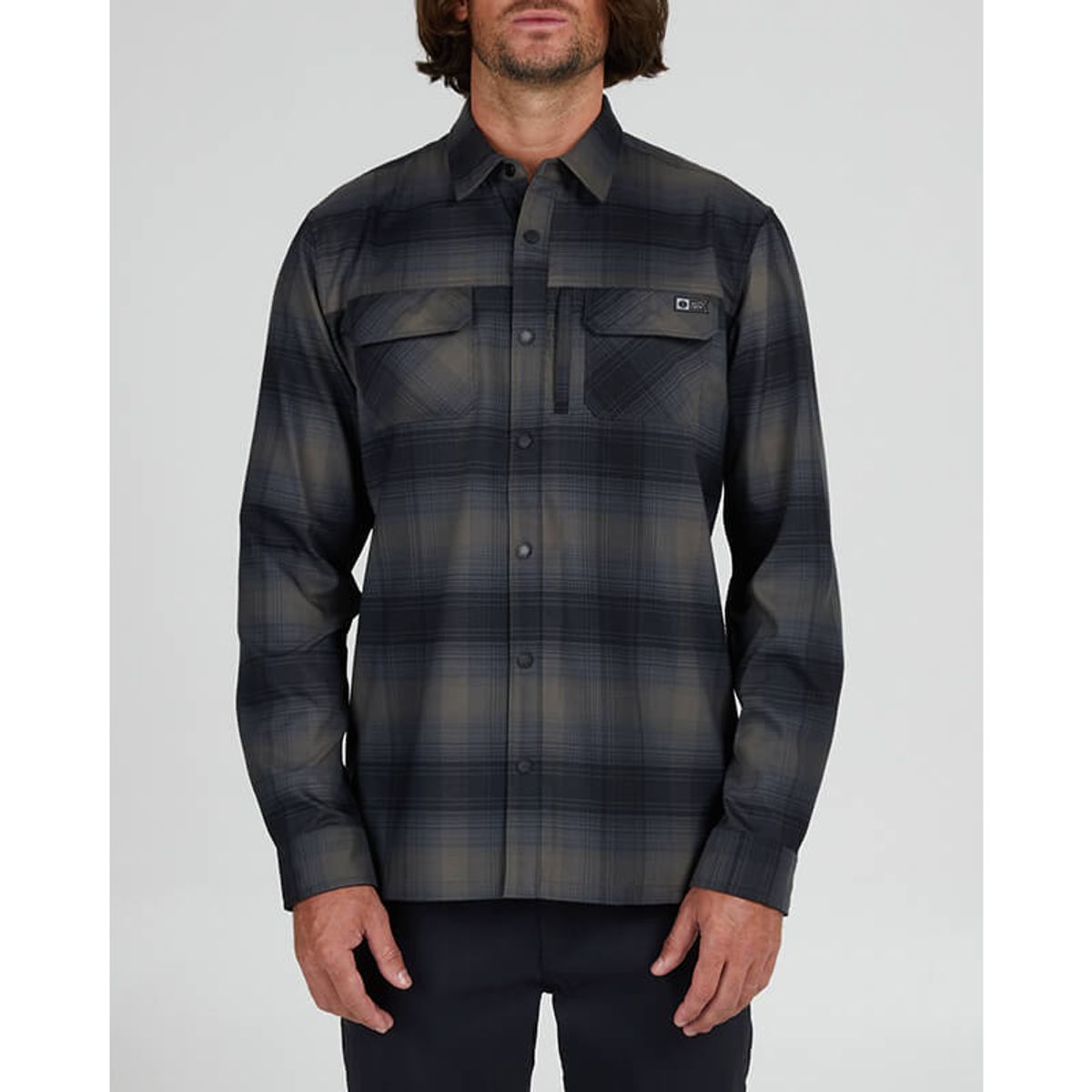 Salty Crew Fathom LS Tech Flannel - Sort