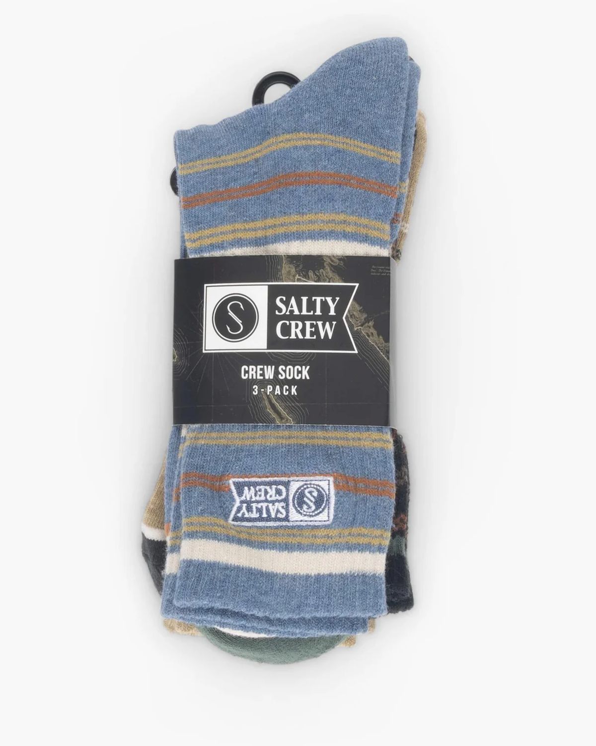 Salty Crew Gremmie Strømper (3-pak) - Assorteret