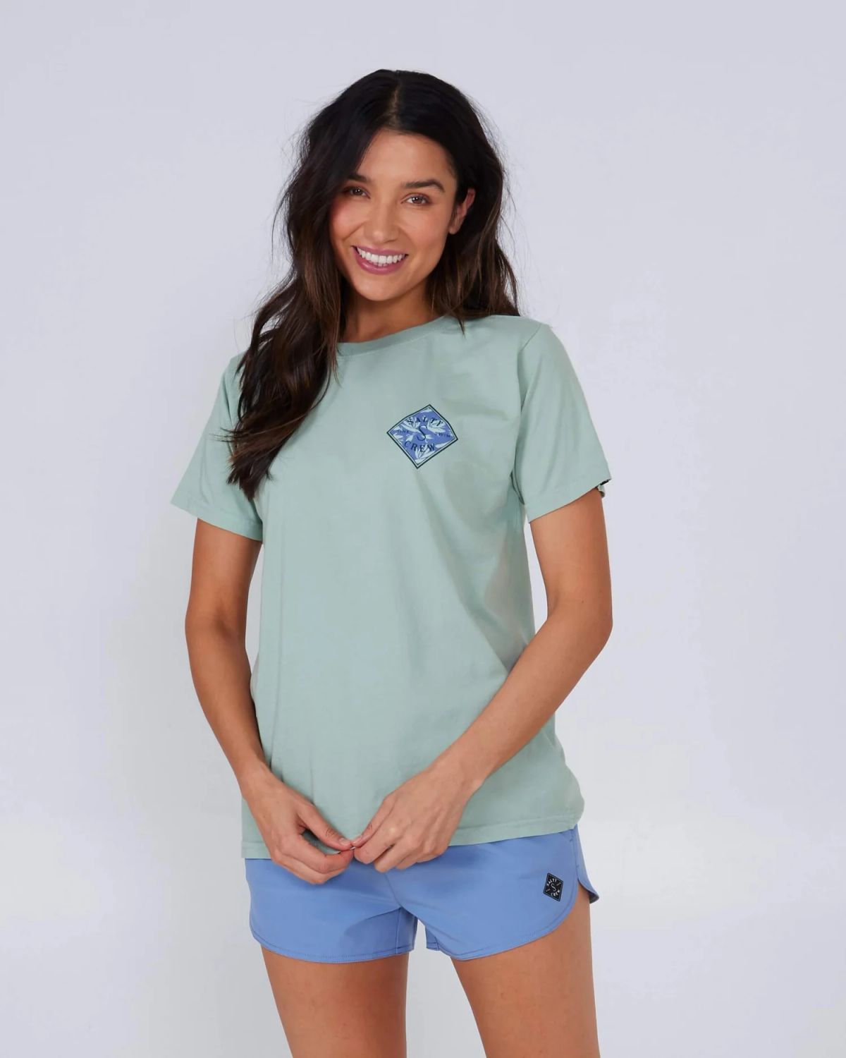 Salty Crew Printed Tippet Boyfriend Tee - Jade