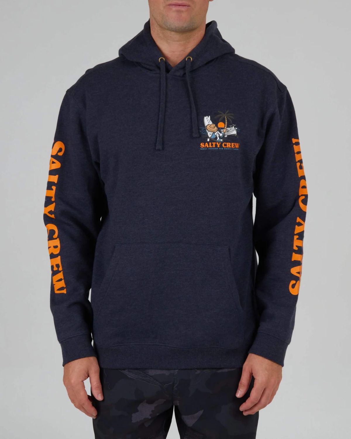 Salty Crew Siesta Hood Fleece - Navy