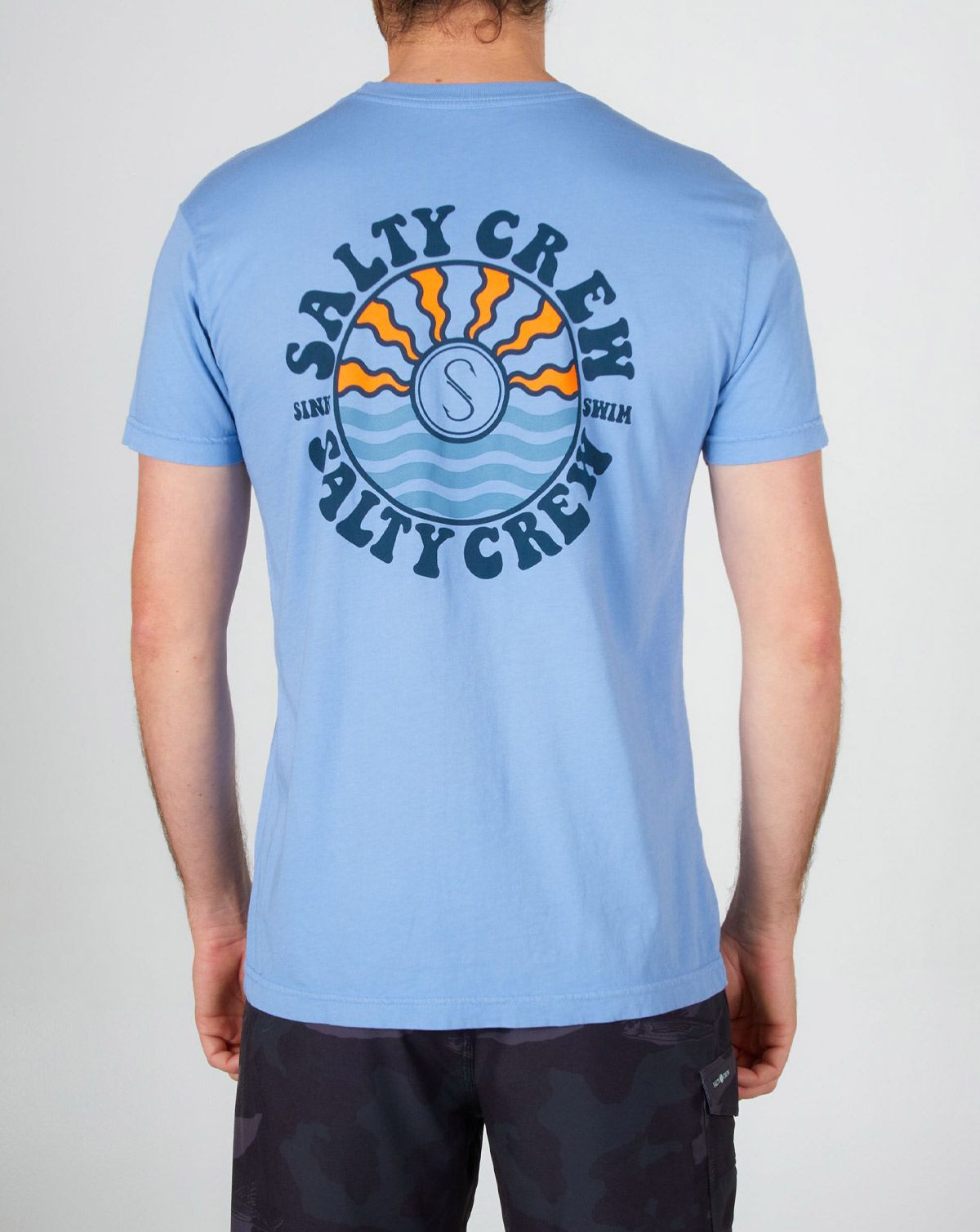 Salty Crew Sun Waves Premium Kortærmet T-Shirt Blå