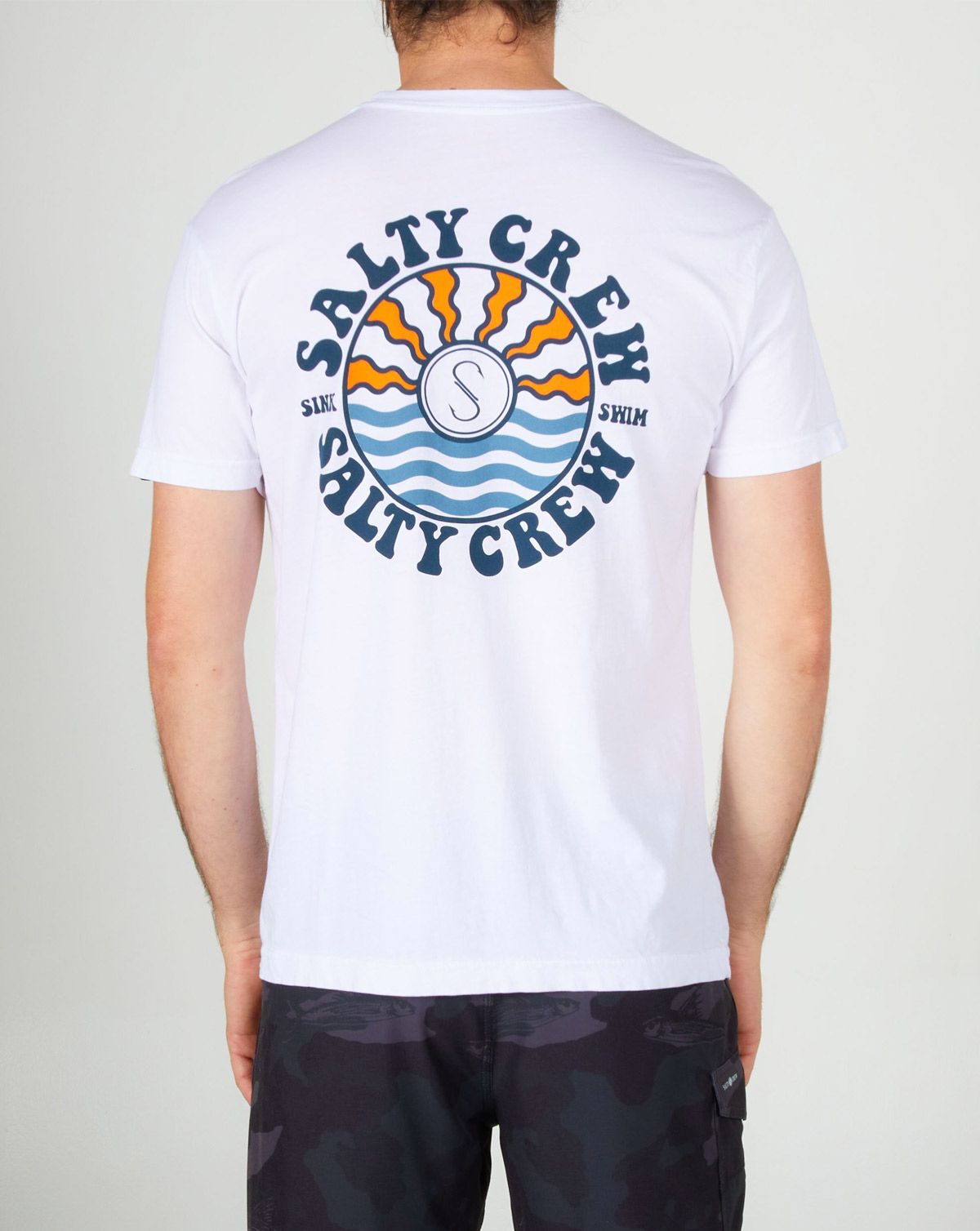 Salty Crew Sun Waves Premium Kortærmet T-Shirt Hvid