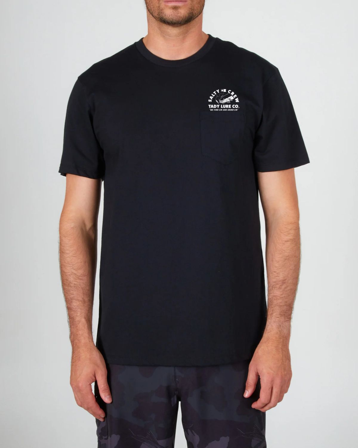 Salty Crew Tady Black S/S Standard Pocket Tee