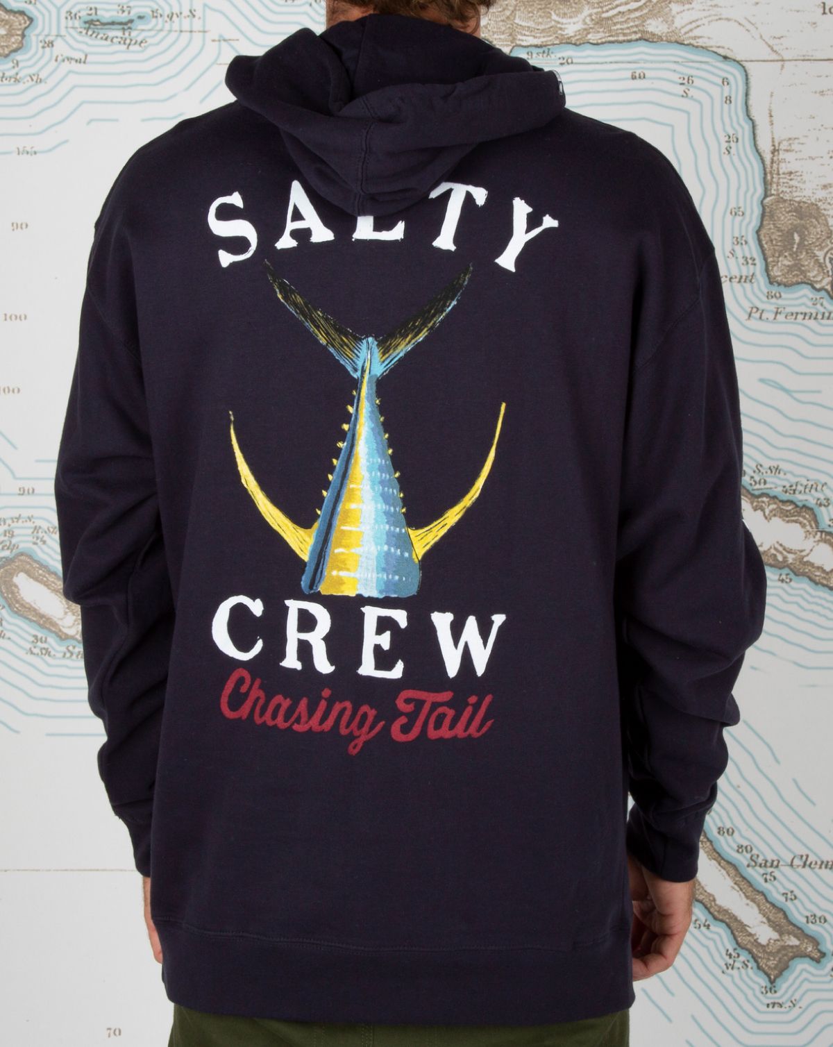 Salty Crew Tailed m.hætteie Navy