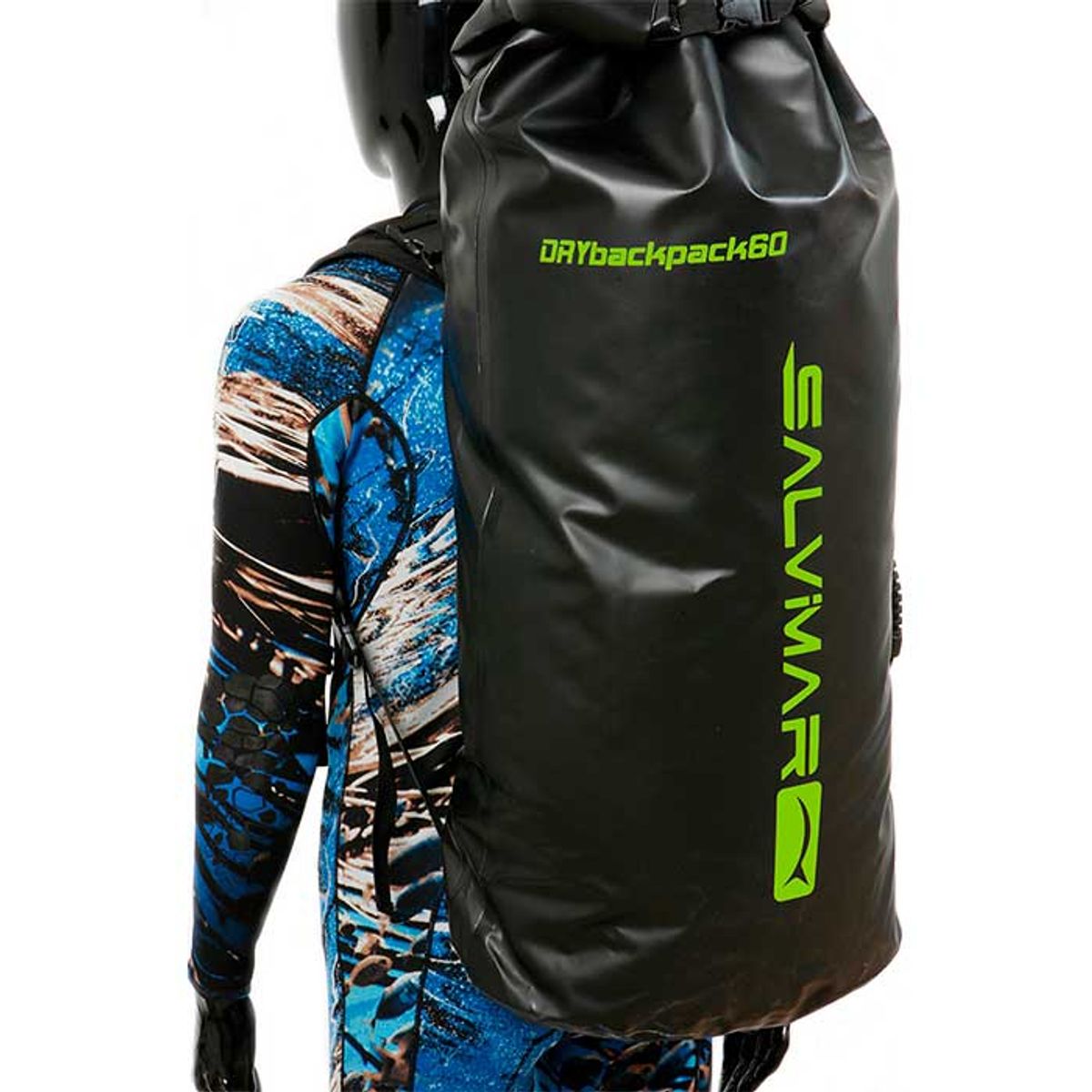 Salvimar Dry backpack 60/80 L -Sort