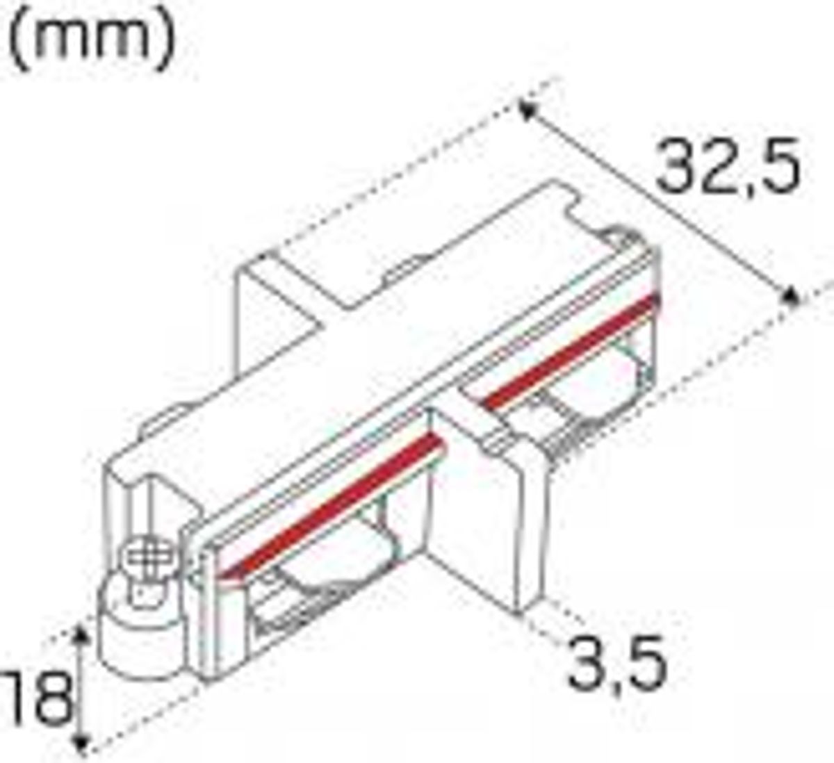 Samlestykke 1-faset Sort