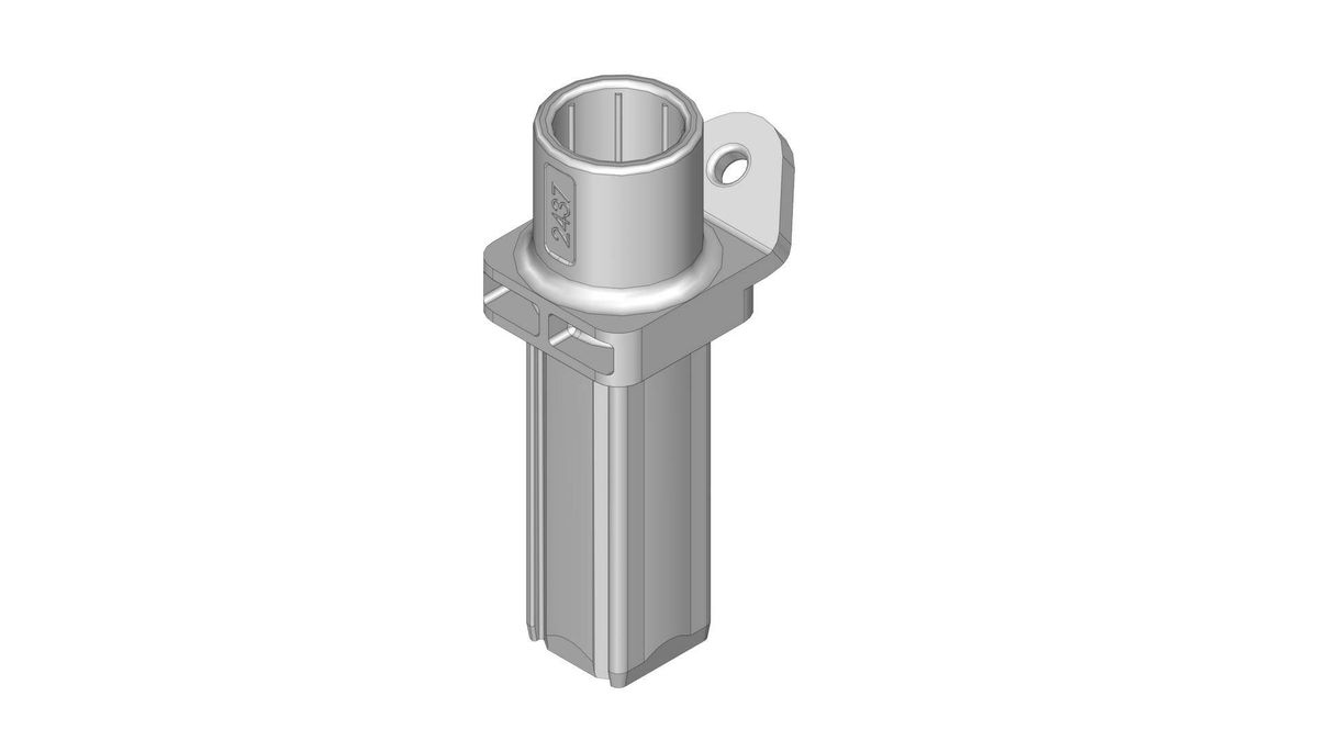 Samlestykke stang/Ø19 mm rør