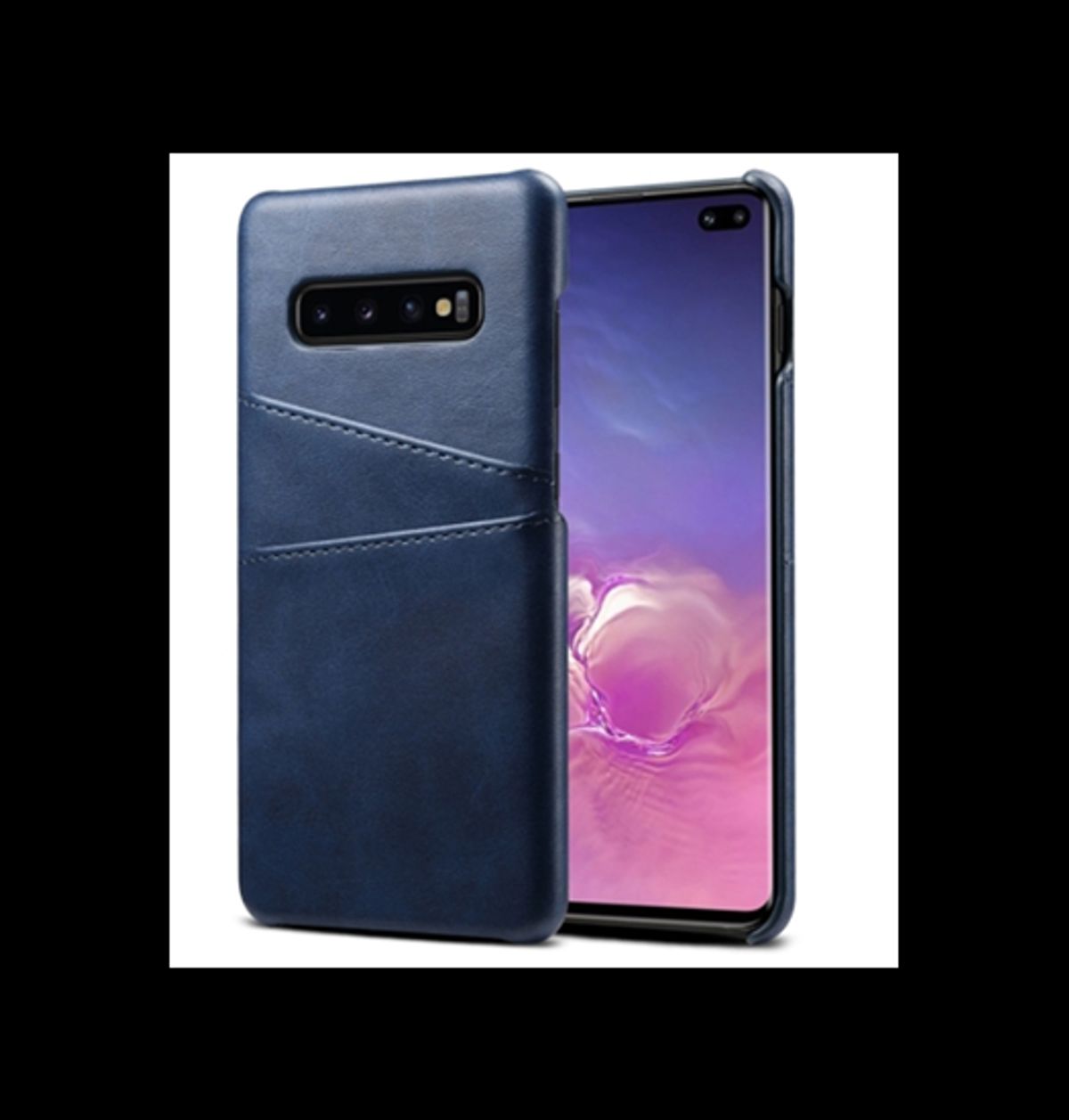 Samsung Galaxy S10 - NX Design Læder Bagcover - Blå