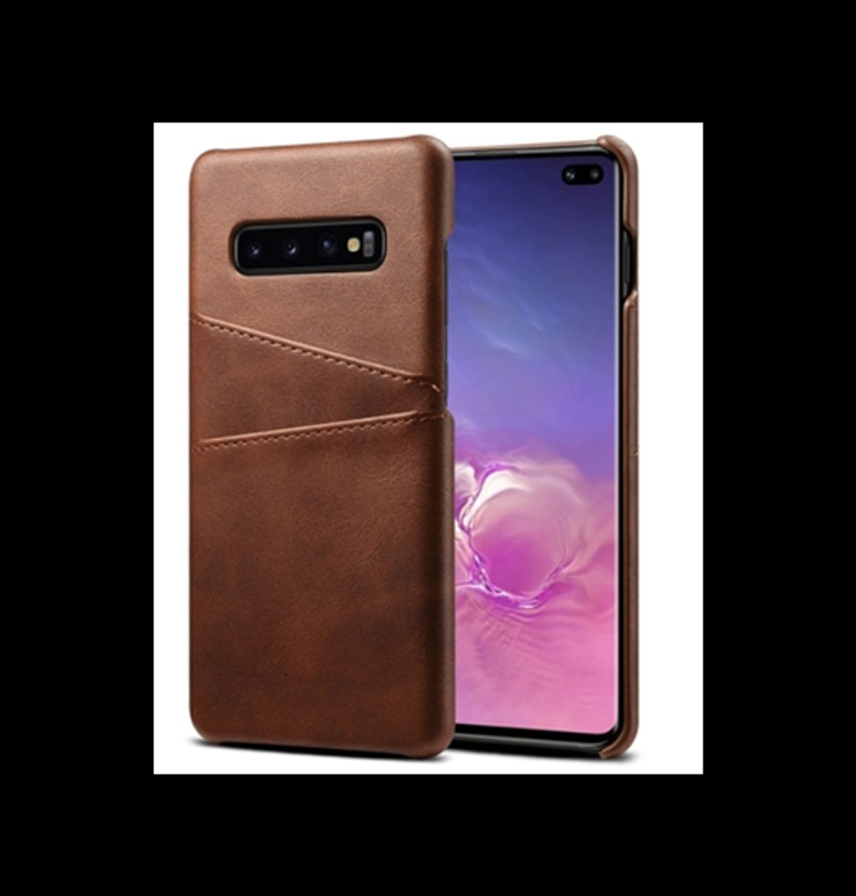 Samsung Galaxy S10 - NX Design Læder Bagcover - Brun