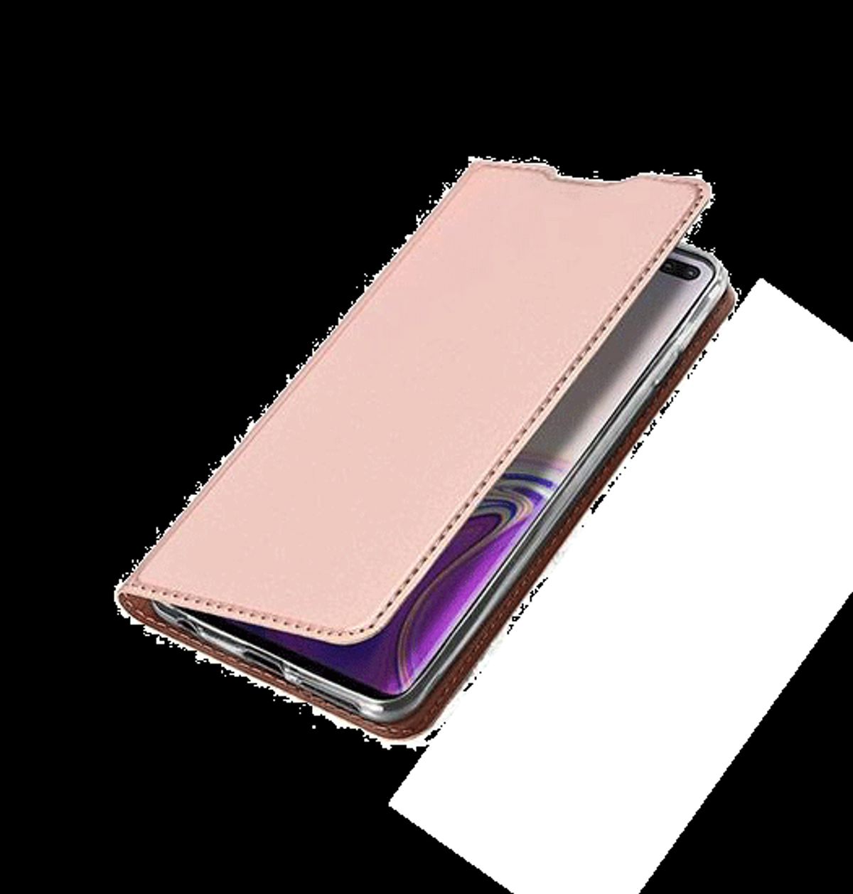 Samsung Galaxy S10+ (Plus) - Vanquish Pro Series Flipcover Etui - Rose