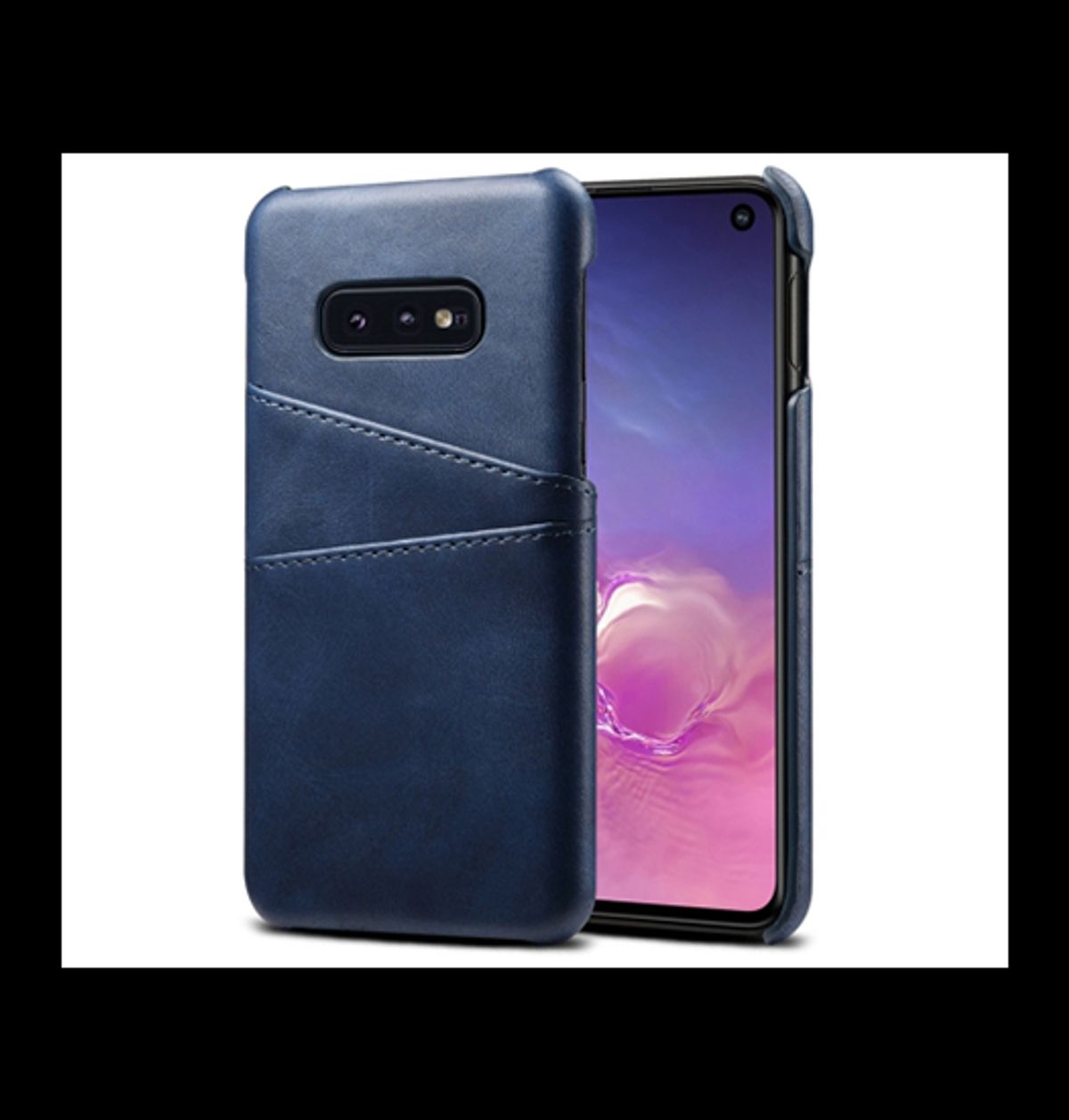 Samsung Galaxy S10e - NX Design Læder Bagcover - Blå