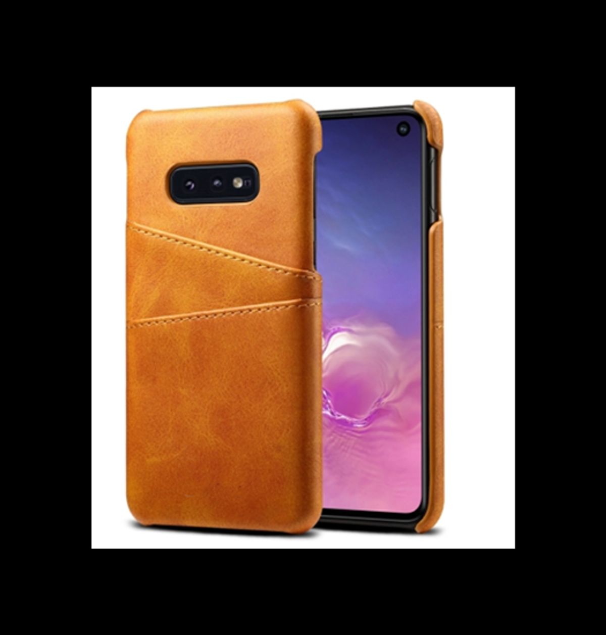 Samsung Galaxy S10e - NX Design Læder Bagcover - Lysebrun