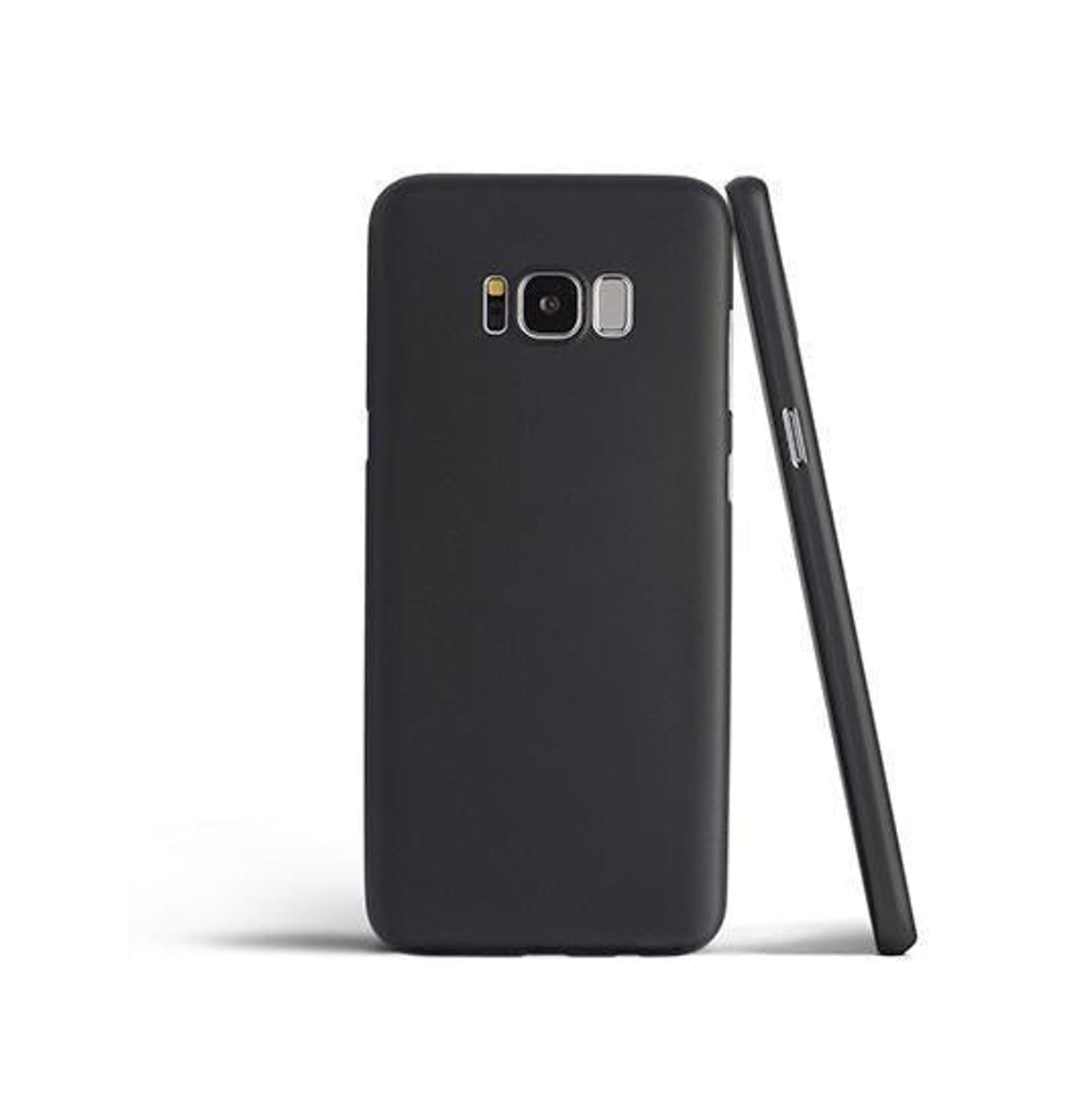 Samsung Galaxy S8+ (Plus) - Ultratynd Matte Series Cover V.2.0 - Sort/Gennemsigtig