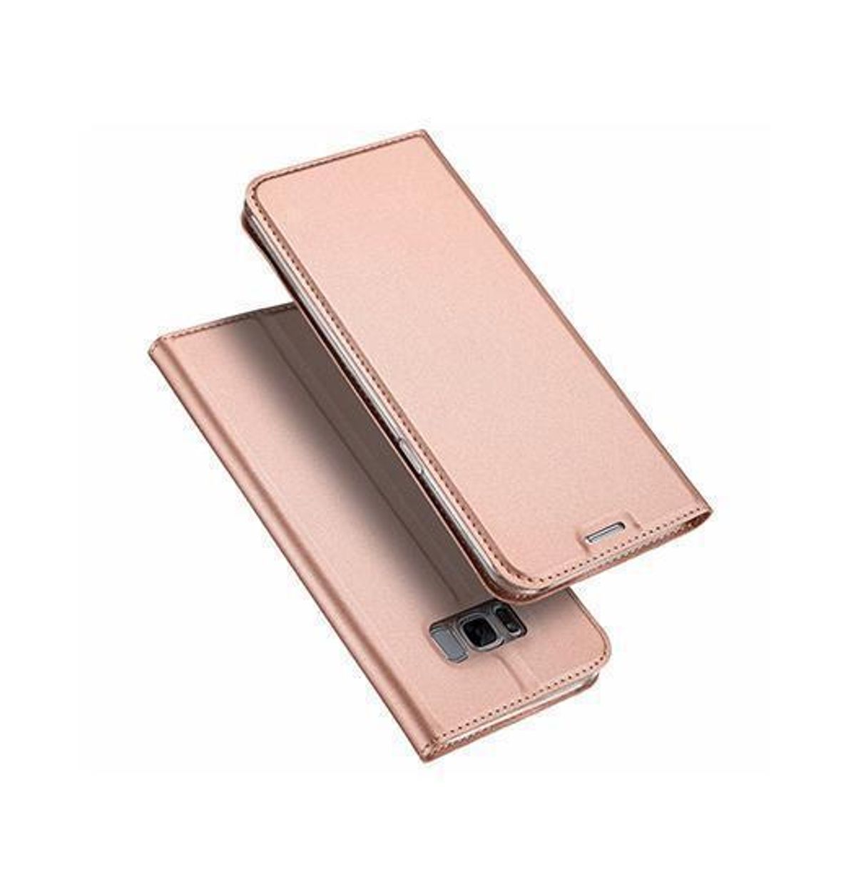 Samsung Galaxy S8+ (Plus) - Vanquish Pro Series Flipcover Etui - Rosa Gold