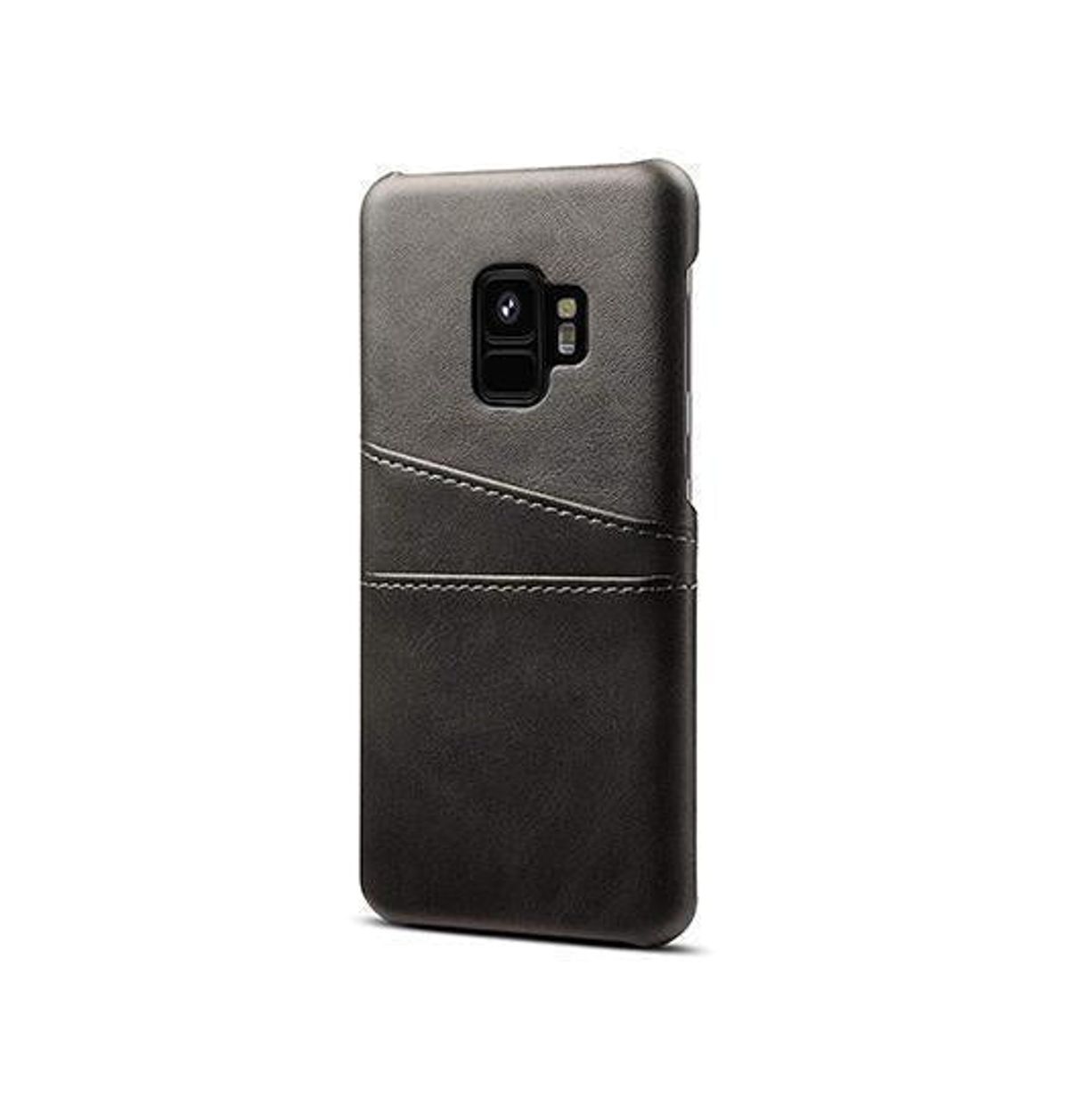 Samsung Galaxy S9 - NX Design Læder Bagcover - Sort