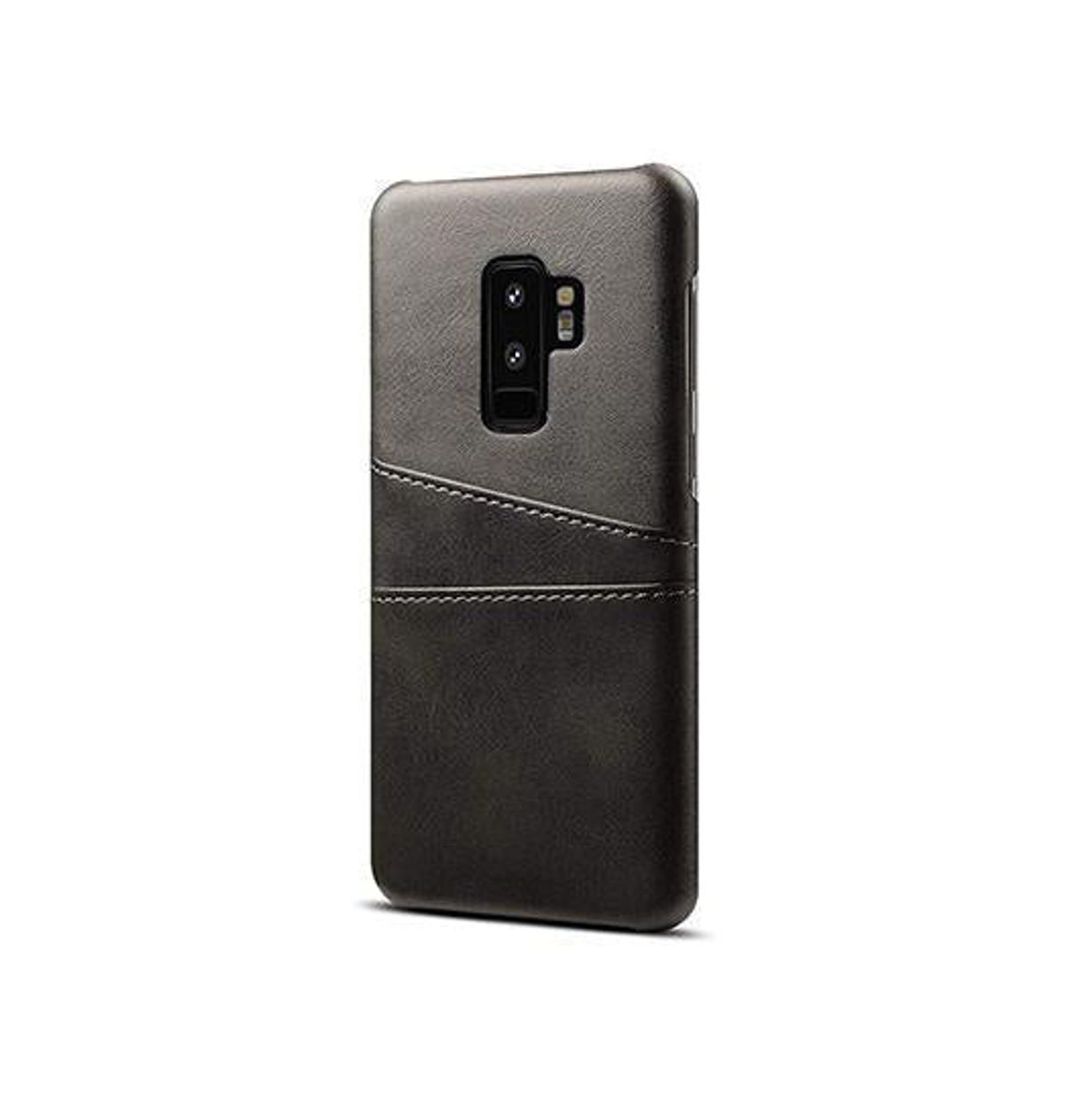 Samsung Galaxy S9+ (Plus) - NX Design Læder Bagcover - Sort