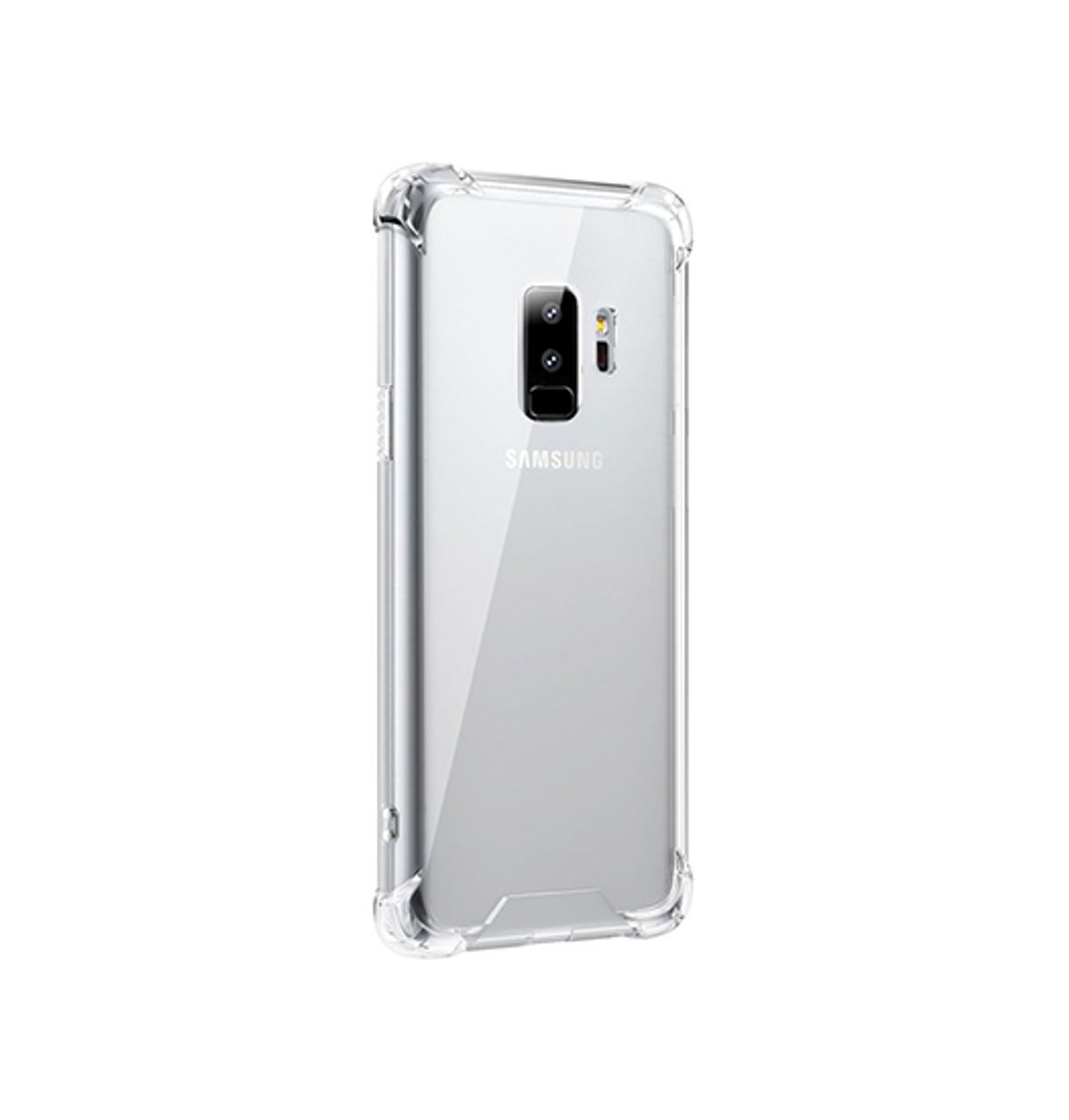 Samsung Galaxy S9+ (Plus) - Silent Stødsikker Silikone Cover - Gennemsigtig