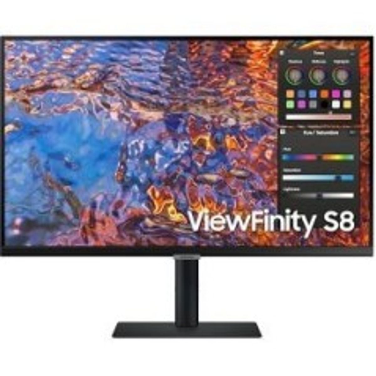 Samsung ViewFinity S8 S27B800PXP 27 3840 x 2160 (4K) HDMI DisplayPort USB-C 60Hz Dockingskærm