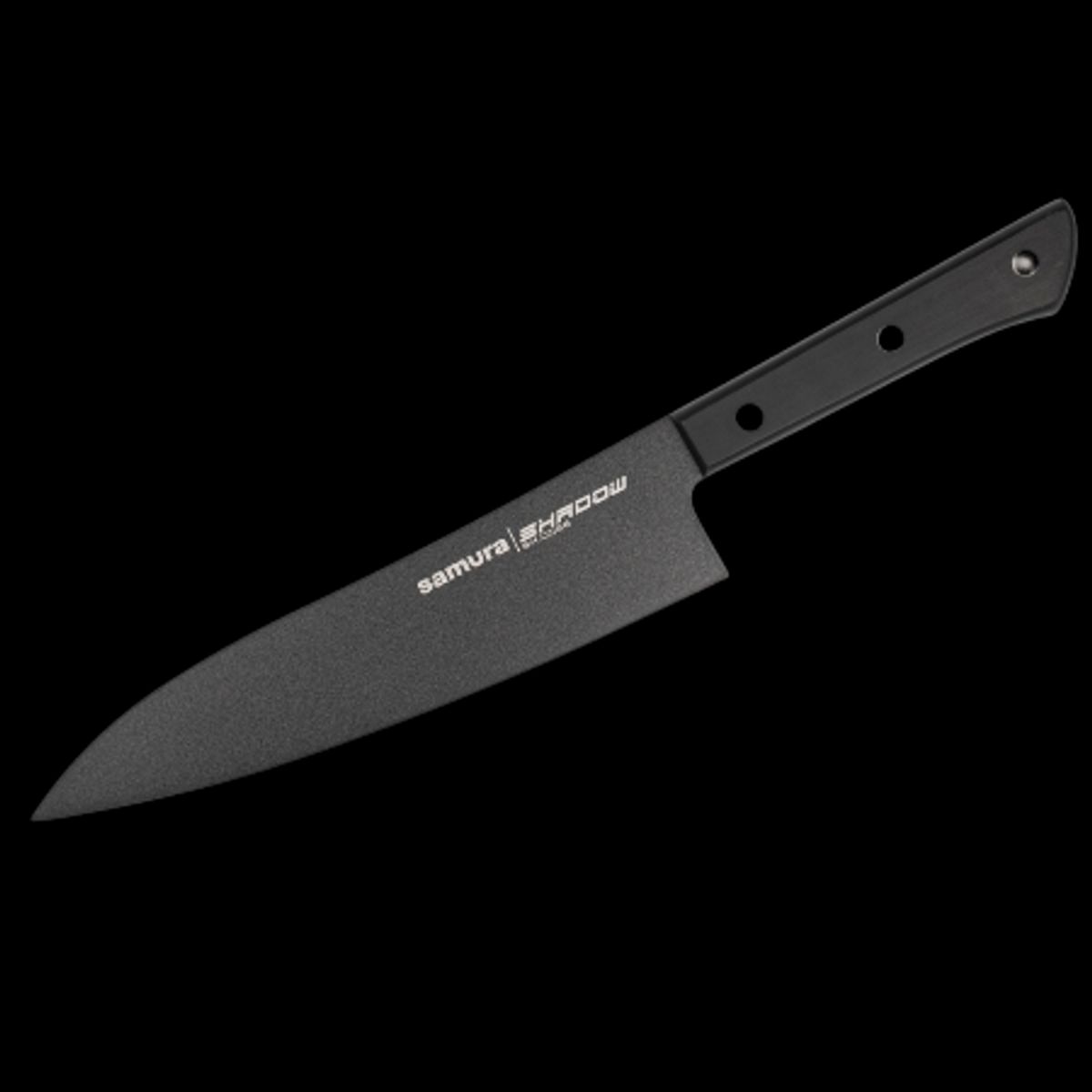 Samura SHADOW Stor Santoku Køkkenkniv - 19,7 cm