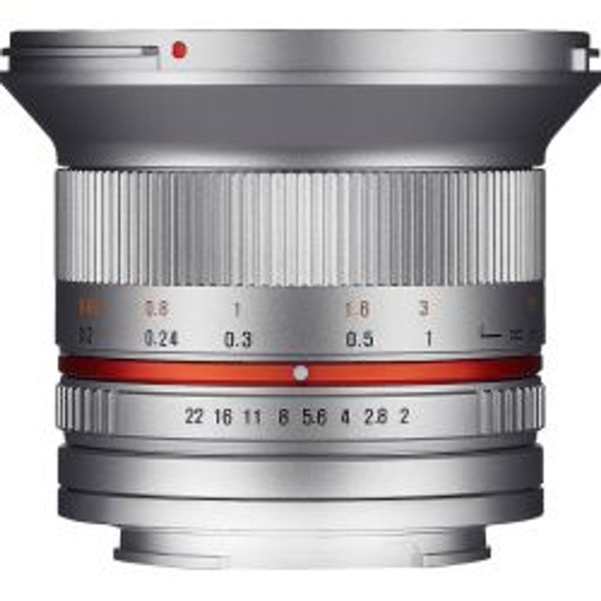 Samyang 12mm f/2.0 NCS CS Fuji X (Silver) - Kamera objektiv