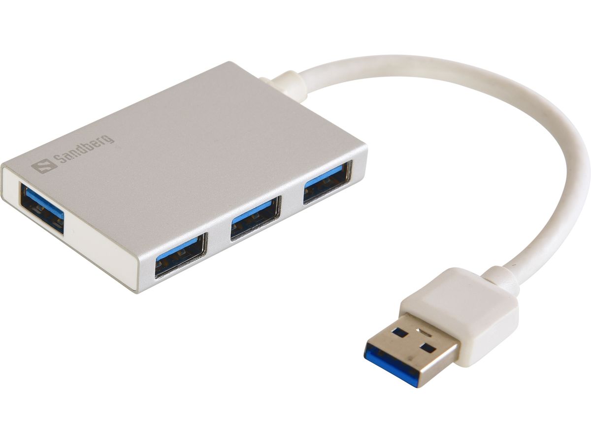 Sandberg 1 USB 3.0 til 4 USB 3.0 Pocket Hub