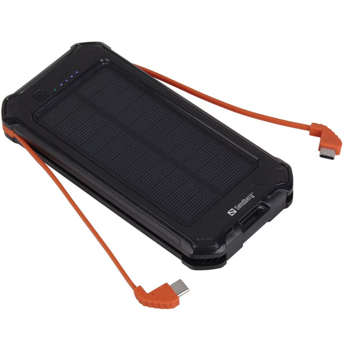 Sandberg 3-in-one Solar Powerbank 10000 mAh Powerbank med solceller