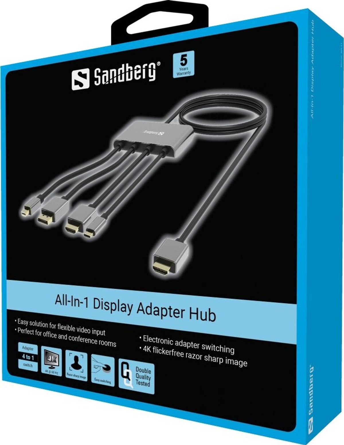 Sandberg - All-in-1 Display Adapter Hub