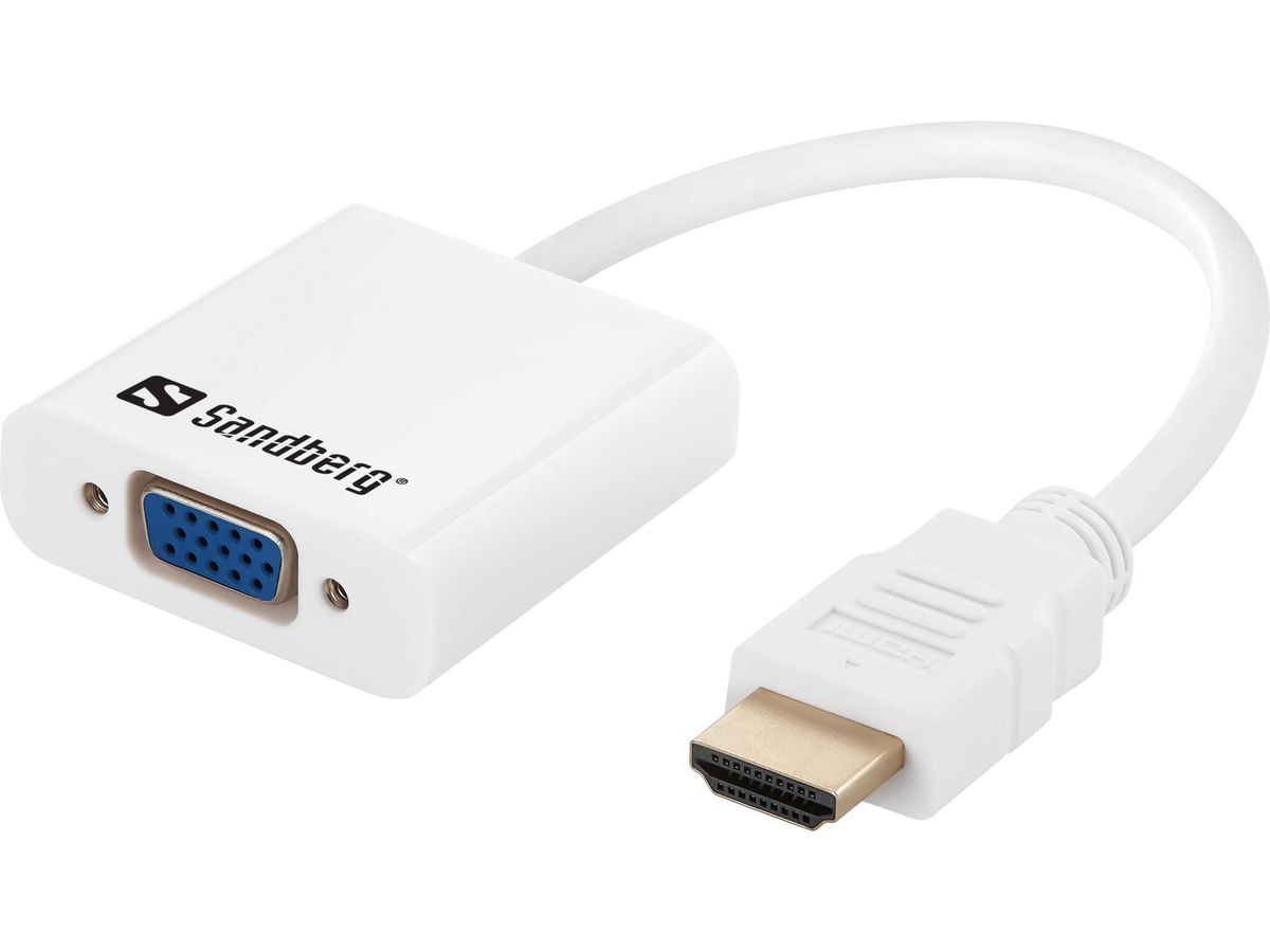 Sandberg HDMI to VGA+ lyd adapter