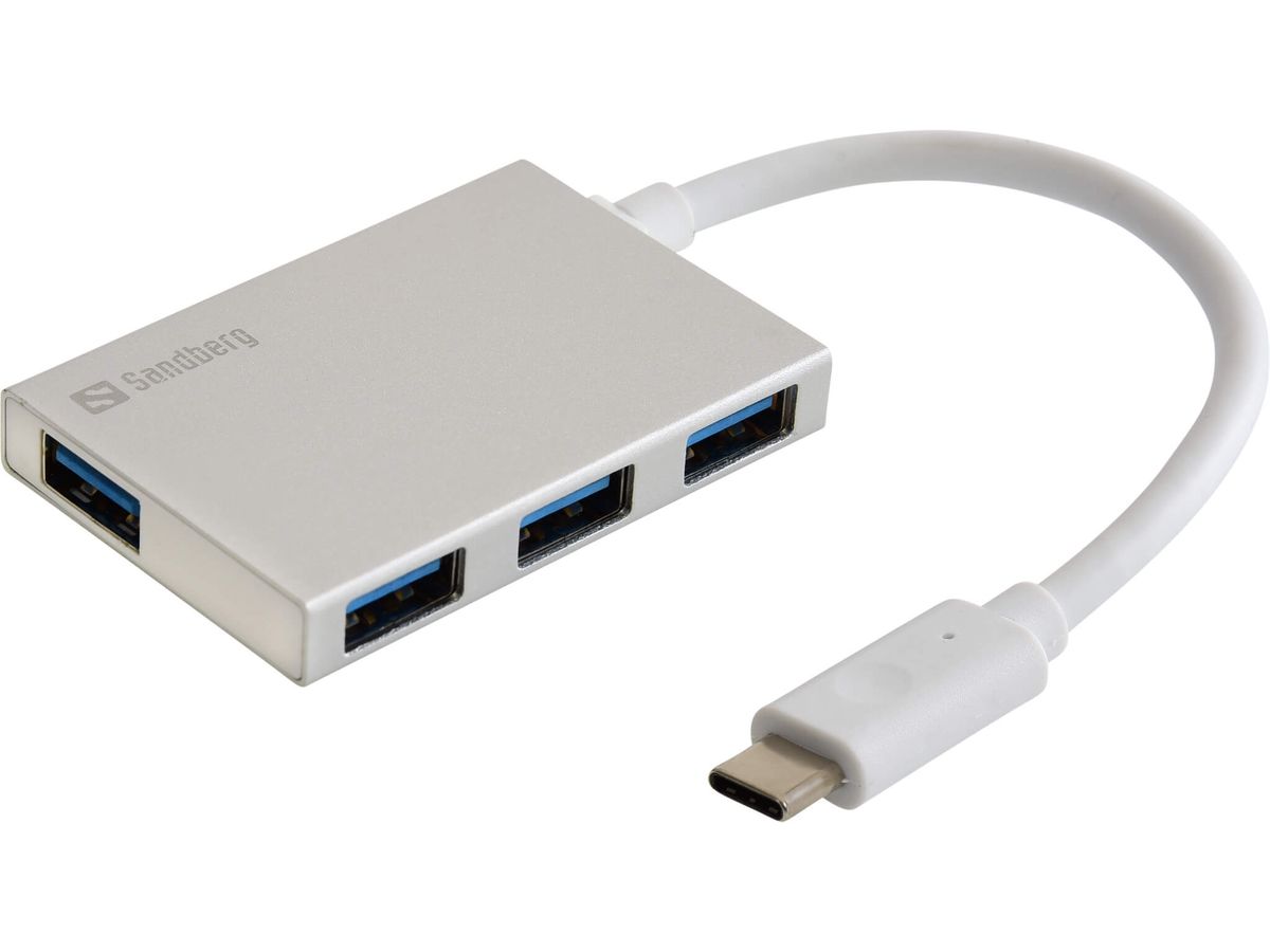 Sandberg USB-C til 4 x USB 3.0 Pocket Hub converter