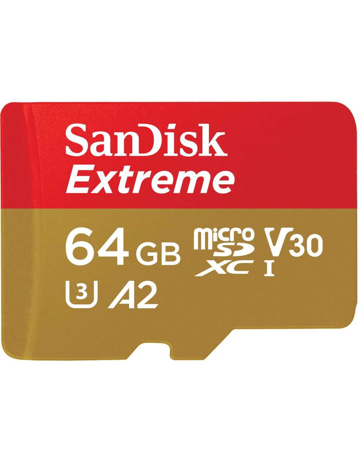 SANDISK MicroSDXC Extreme 64GB 160/60MB/s A2 C10 V30 UHS-I U3