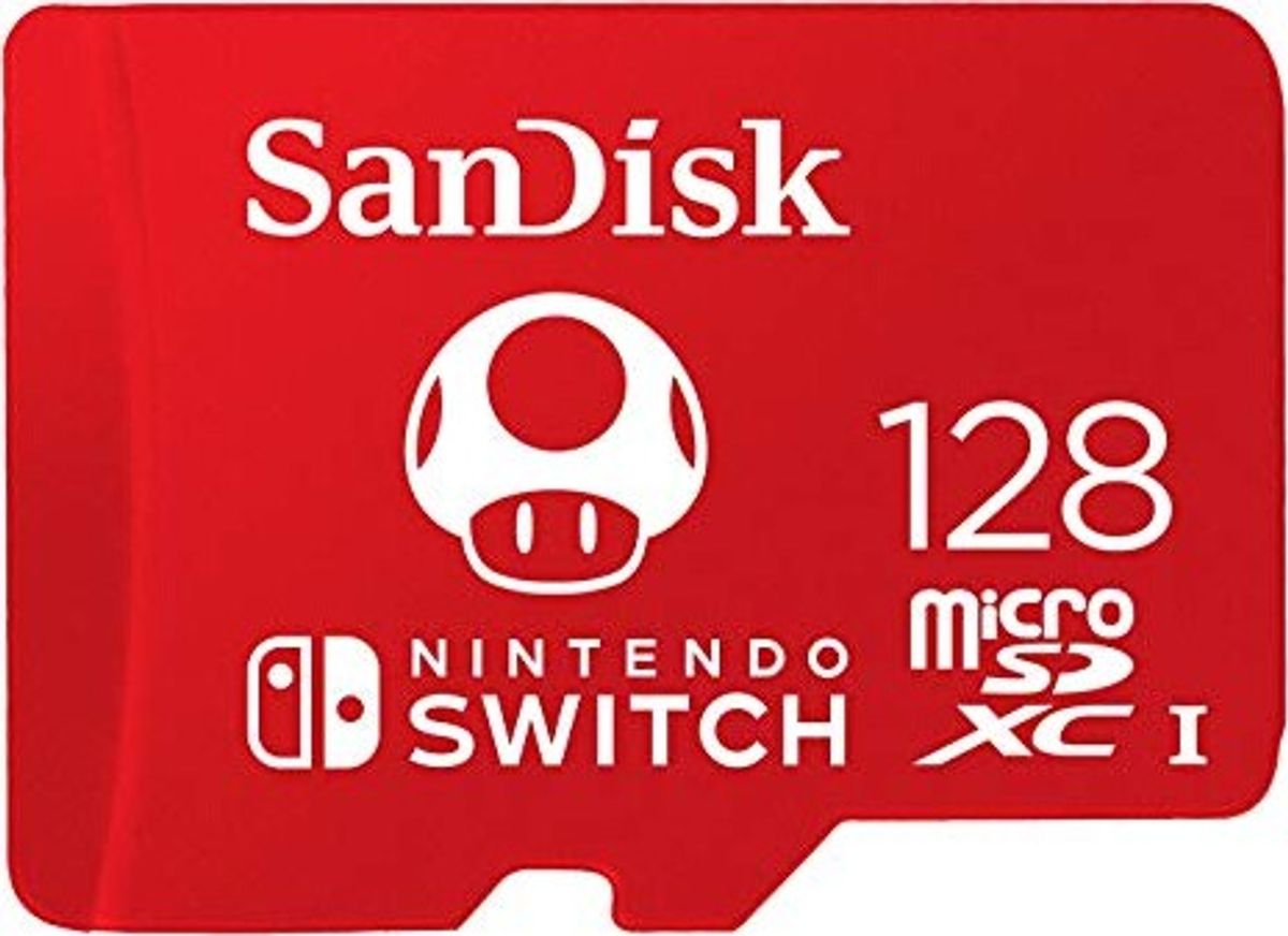 Sandisk - Microsdxc Kort Til Nintendo Switch - 128 Gb